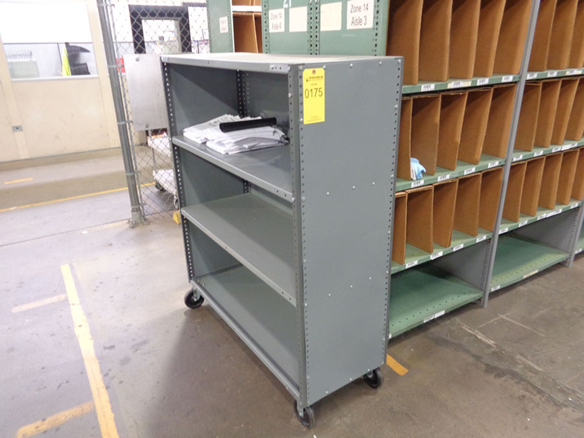 3-SHELF ROLLING UNIT - Image 2 of 2