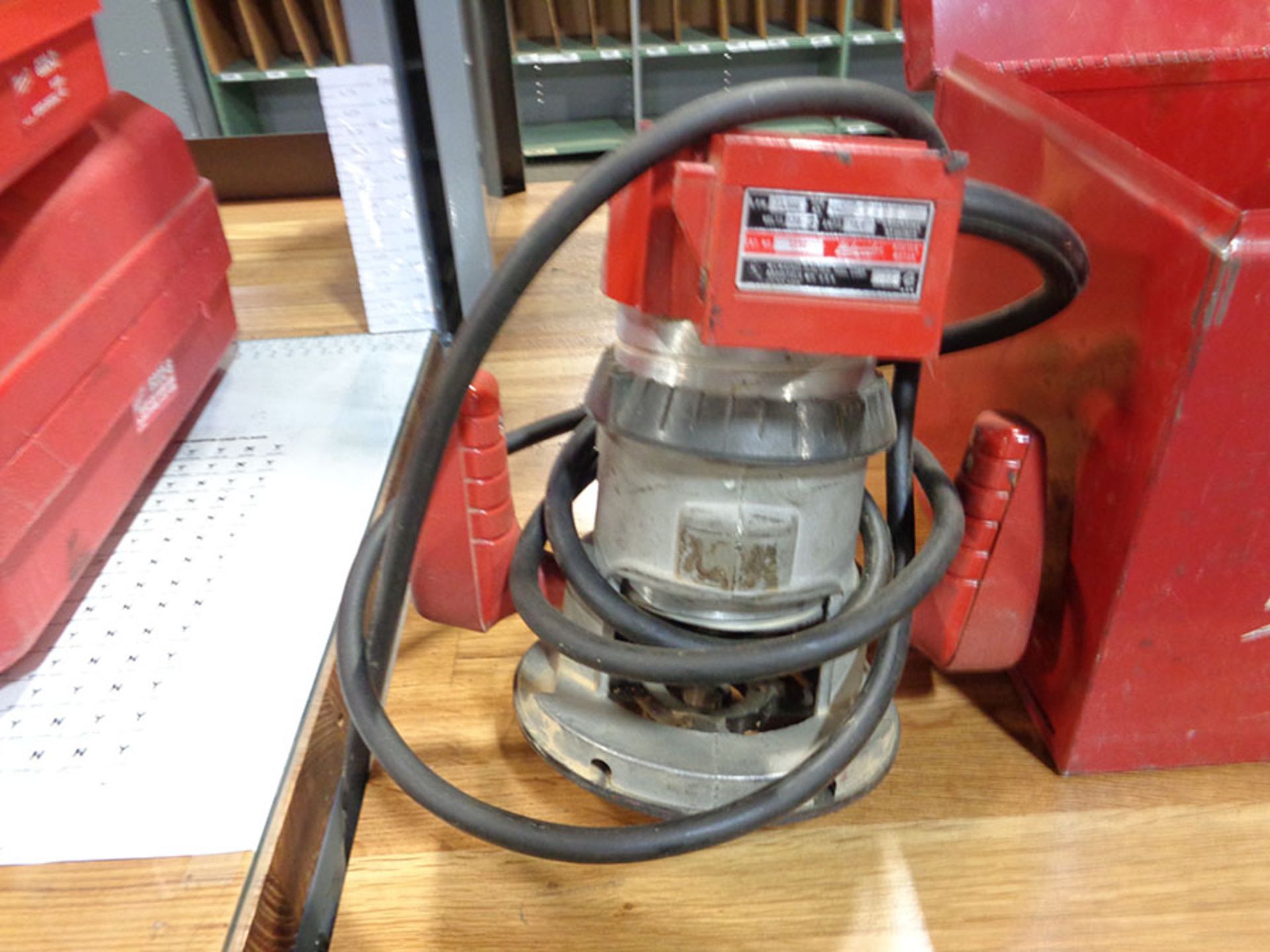 MILWAUKEE HD ROUTER; 23,000 RPM, S/N 27186