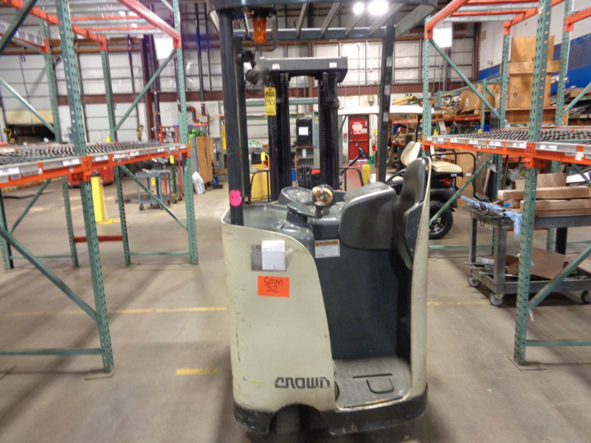 2007 CROWN 2,700 LB. CAPACITY ELECTRIC STAND-UP FORKLIFT; MODEL RC5530C-30TT190, 36V, 190'' MAX LOAD