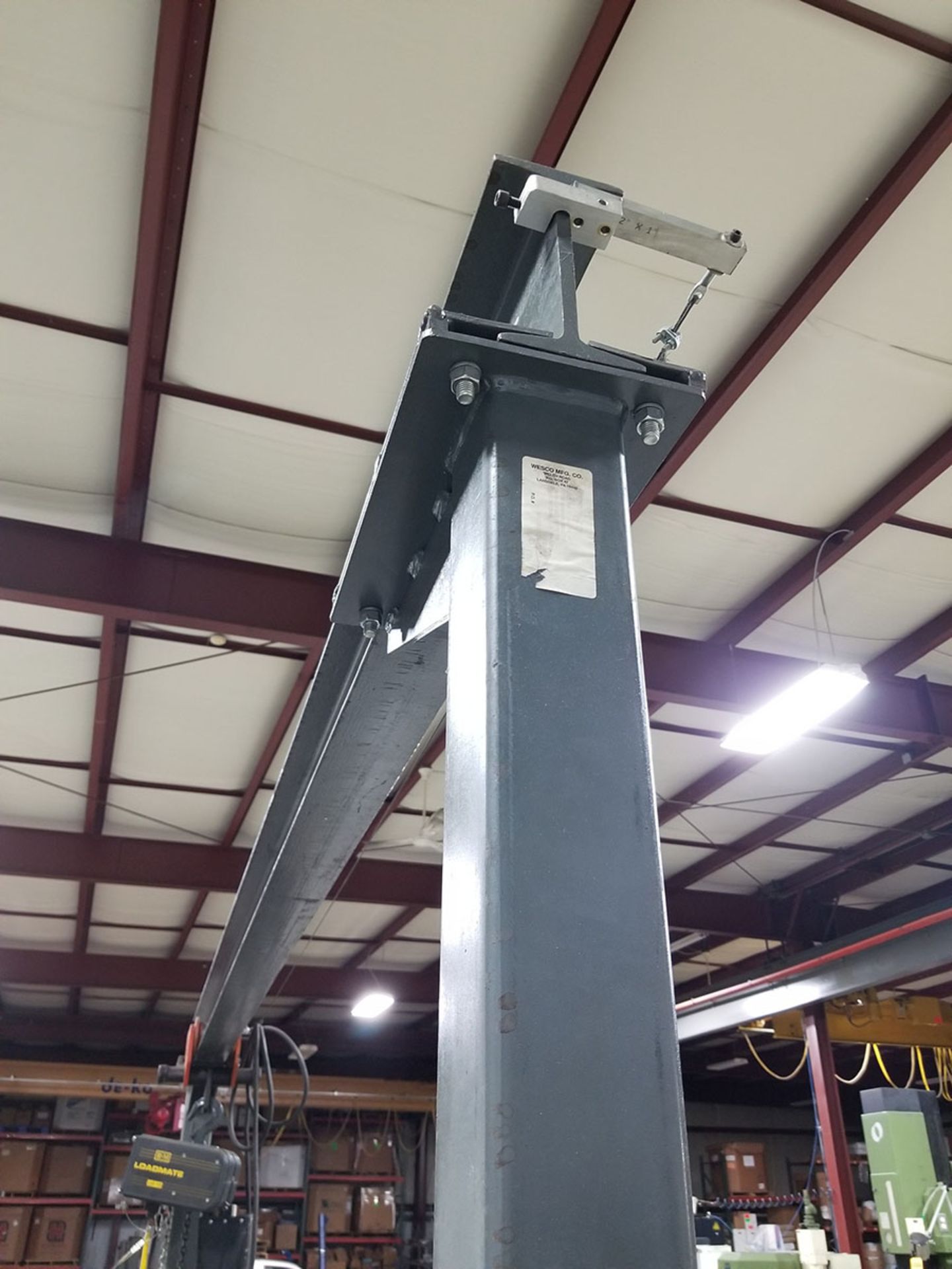 2-TON GANTRY CRANE LOADMATE LM-10 ELECTRIC CHAIN HOIST WITH PENDANT CONTROL - Image 7 of 7