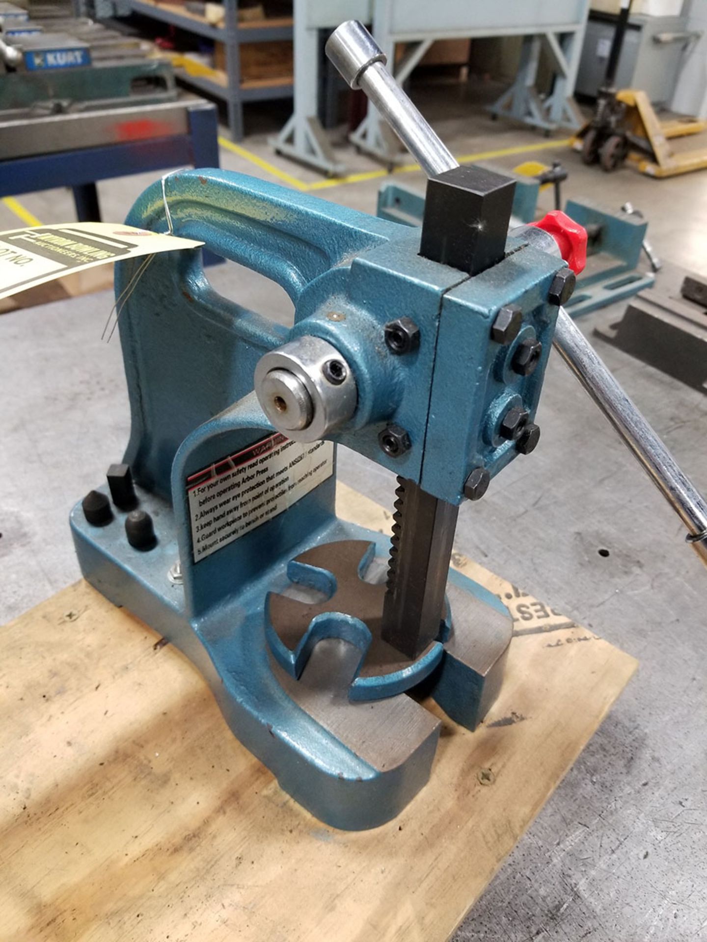 NO. 0 ARBOR PRESS, 4-SLOT ROTARY HOLDER - Image 3 of 4