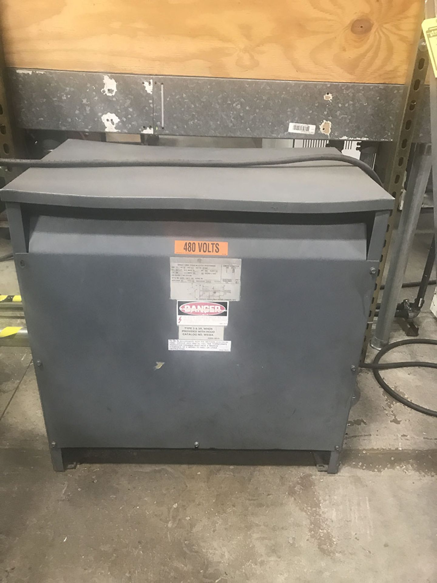 SQUARE D SORGEL 3 PHASE INSULATED TRANSFORMER, 75 KVA - Image 4 of 5