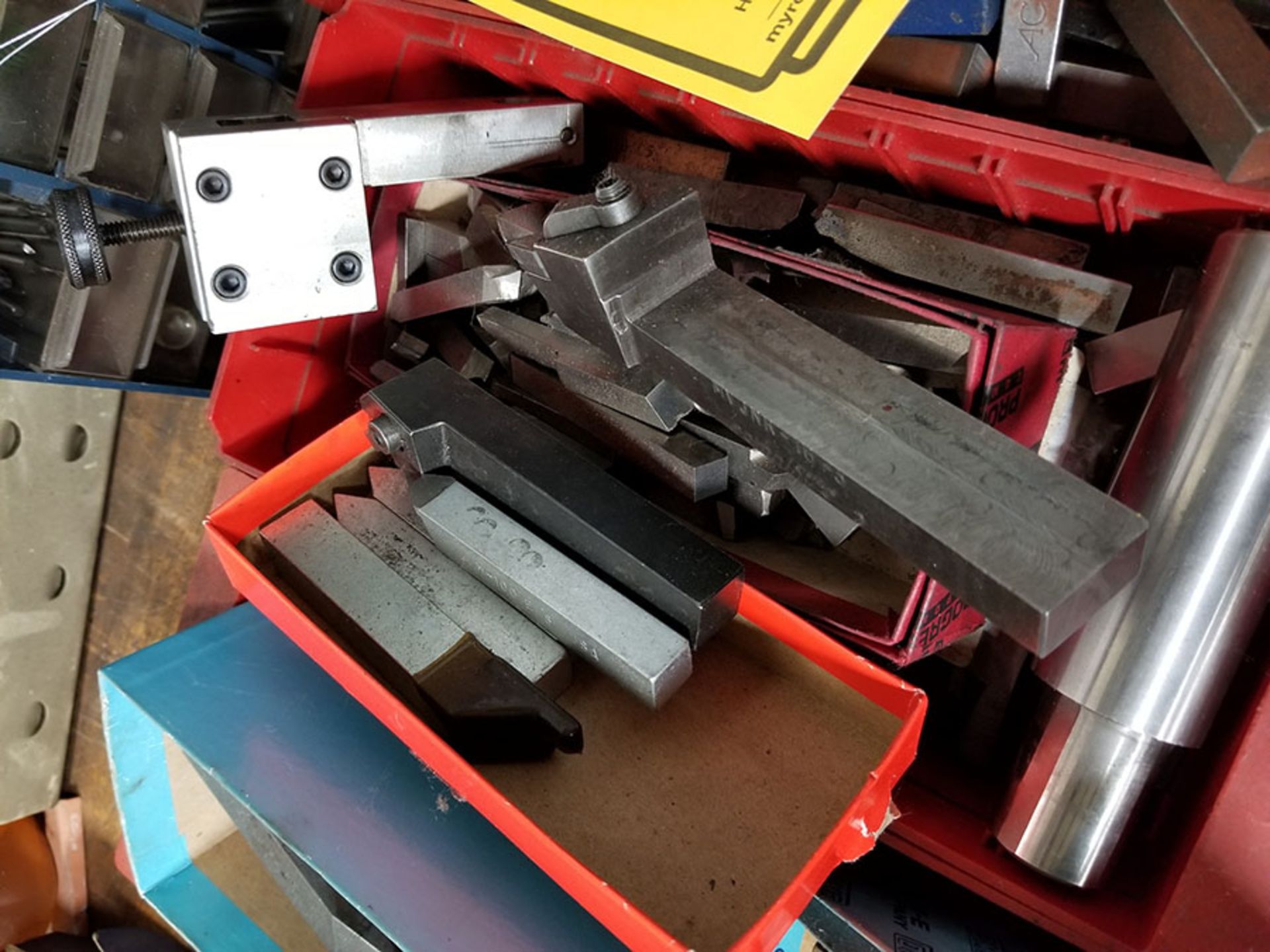 QUANTITY OF TOOL POST CUTTERS AND CUTTER ARMS - Image 6 of 12