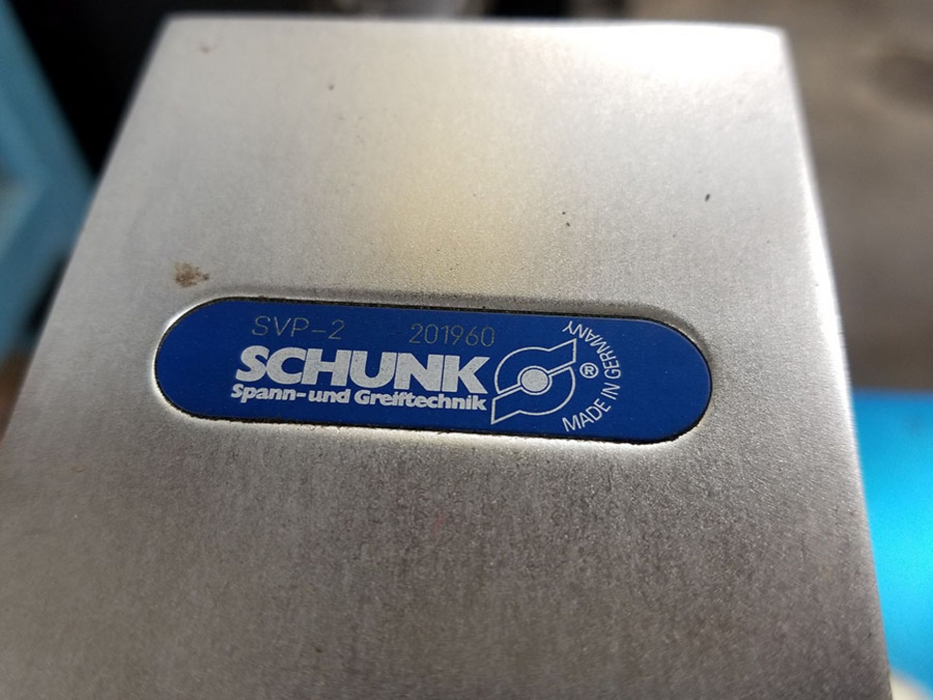 SCHUNK TRIBOS MANUAL COMPRESSION SHRINK MACHINE, MODEL SVP-2, PRESSURE DIAL GAUGE - Image 6 of 7