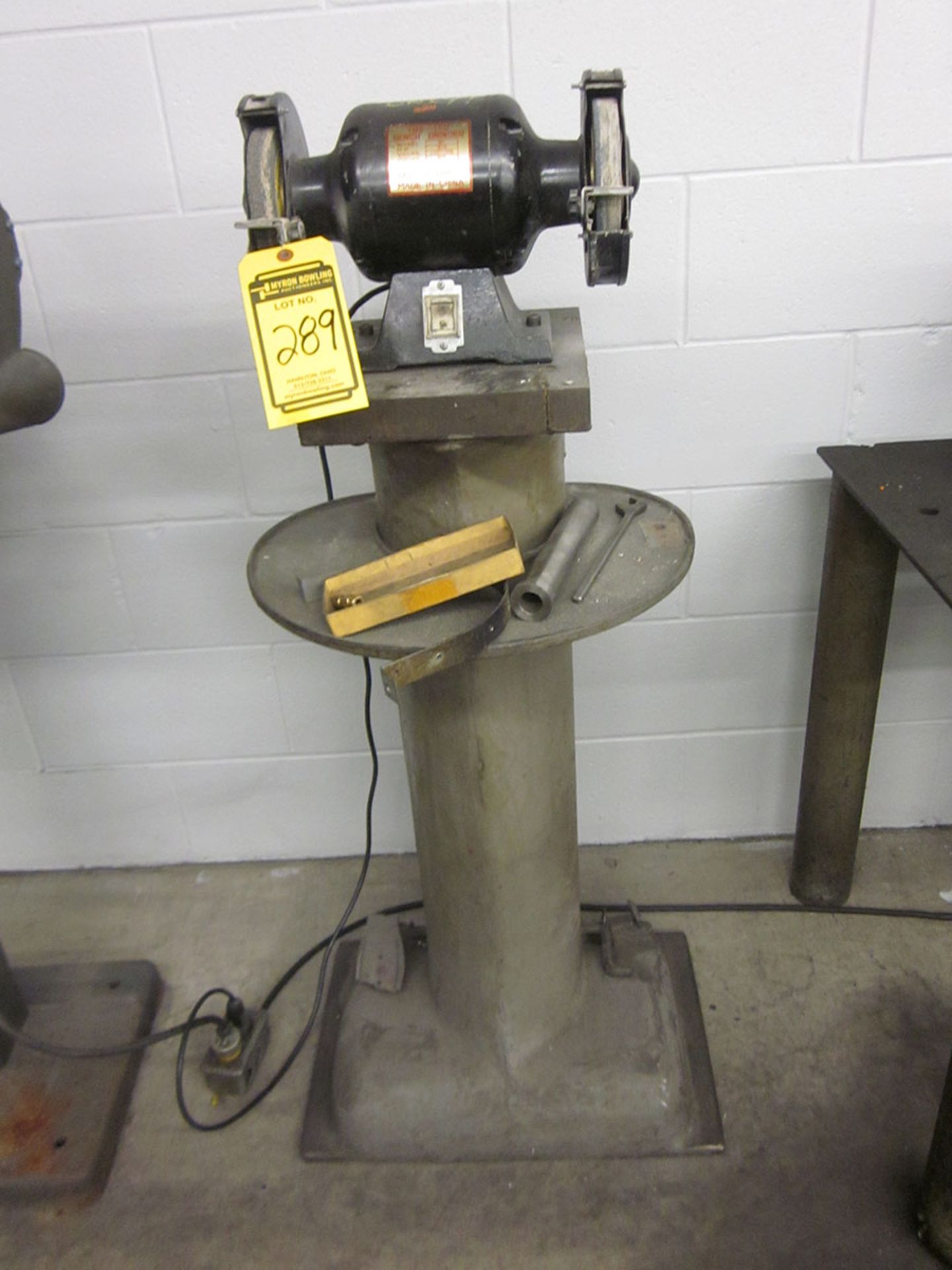 6'' DOUBLE END PEDESTAL GRINDER, TDS-150, 3/4 HP