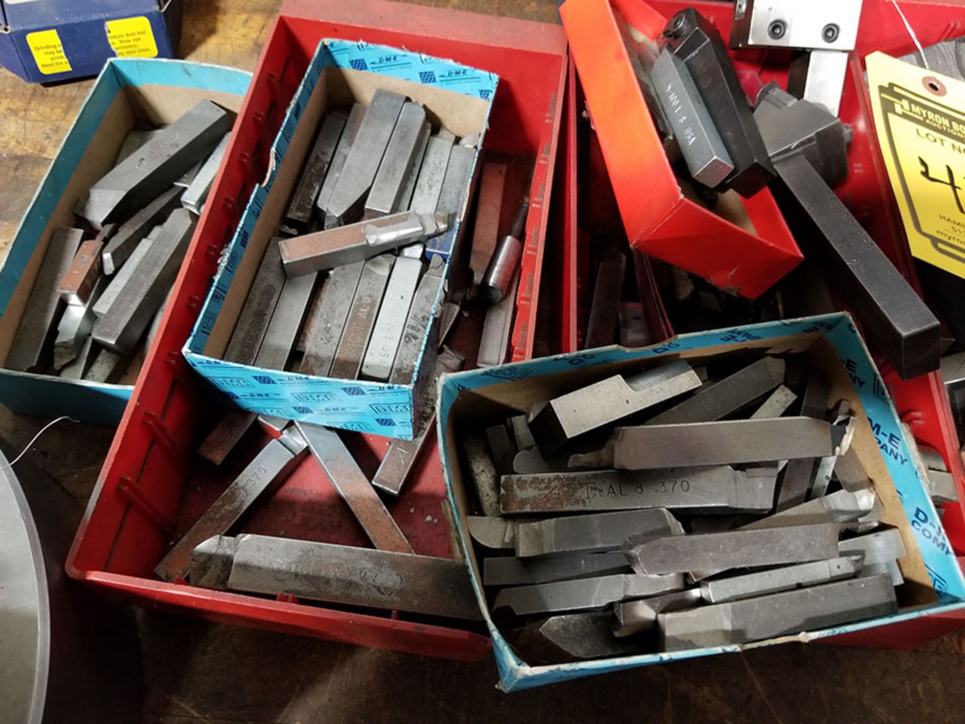 QUANTITY OF TOOL POST CUTTERS AND CUTTER ARMS - Image 9 of 12