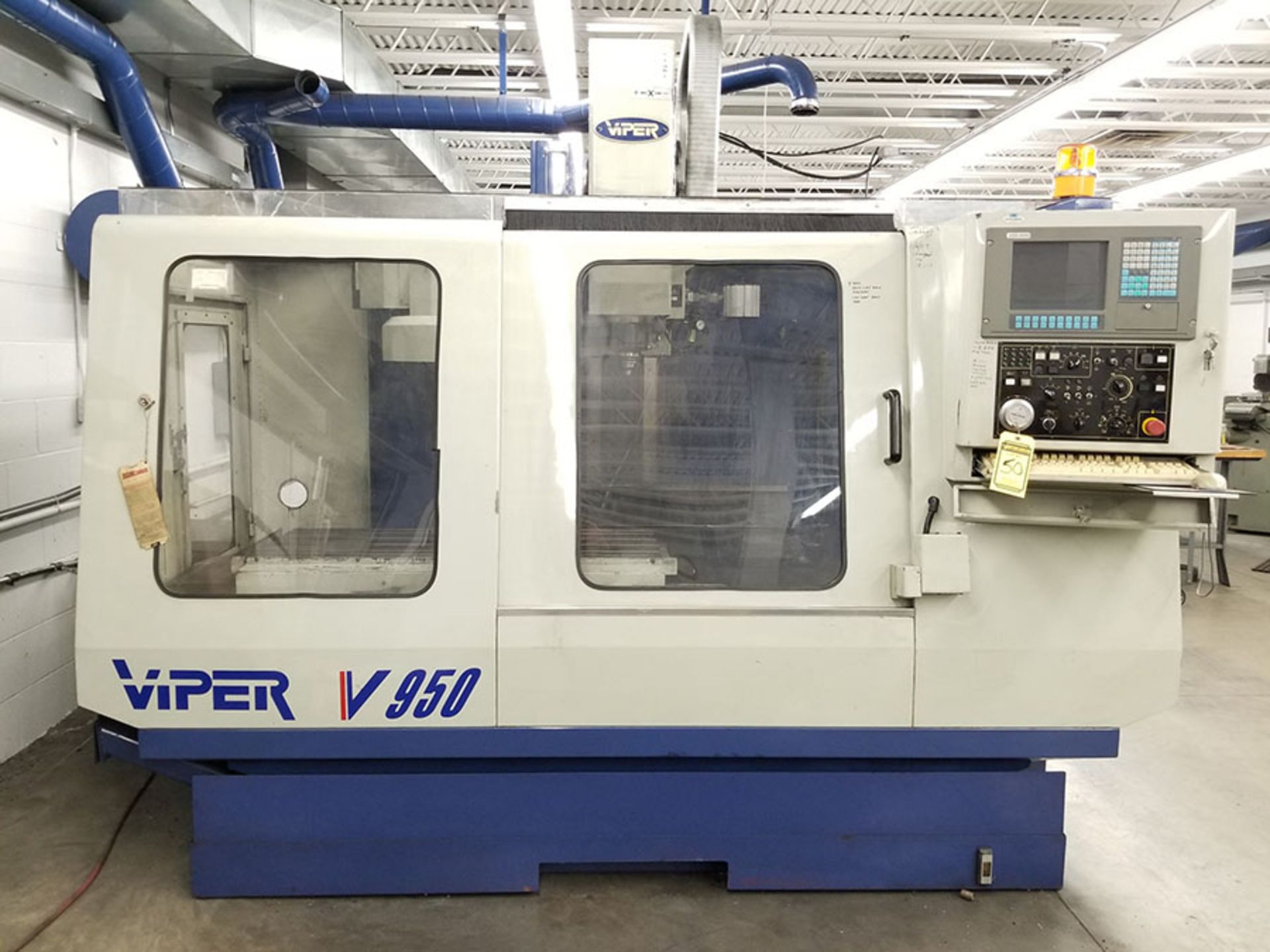 2000 VIPER CNC VERTICAL MACHINING CENTER, MODEL V950, MITSUBISHI KWS-980A DRO CONTROL WITH HS BUFFER - Image 2 of 19