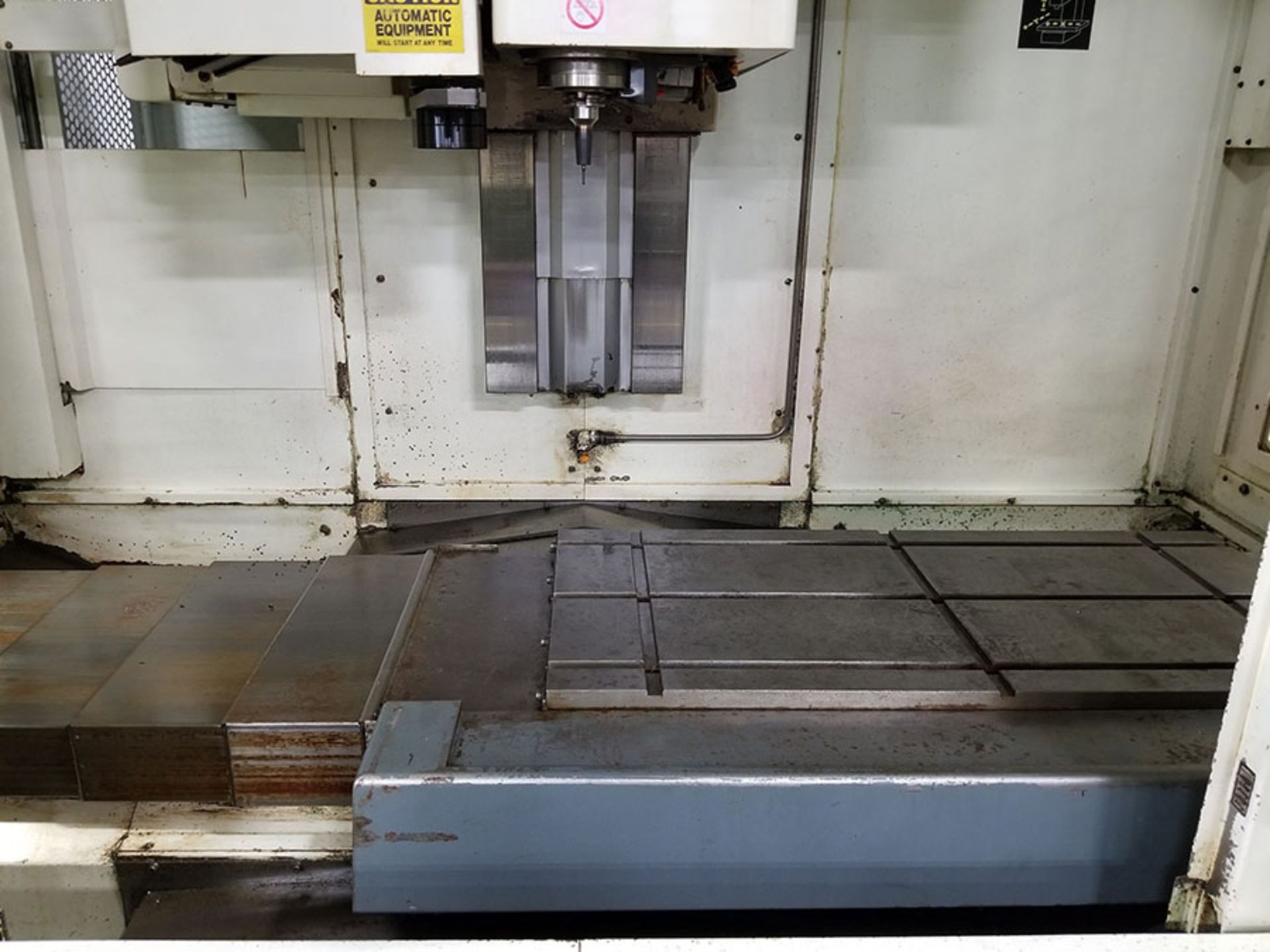 2006 KITAMURA CNC VERTICAL MACHINING CENTER, MODEL MYCENTER 4XIF, FANUC 16I-MB CNC CONTROL WITH HPCC - Image 9 of 20