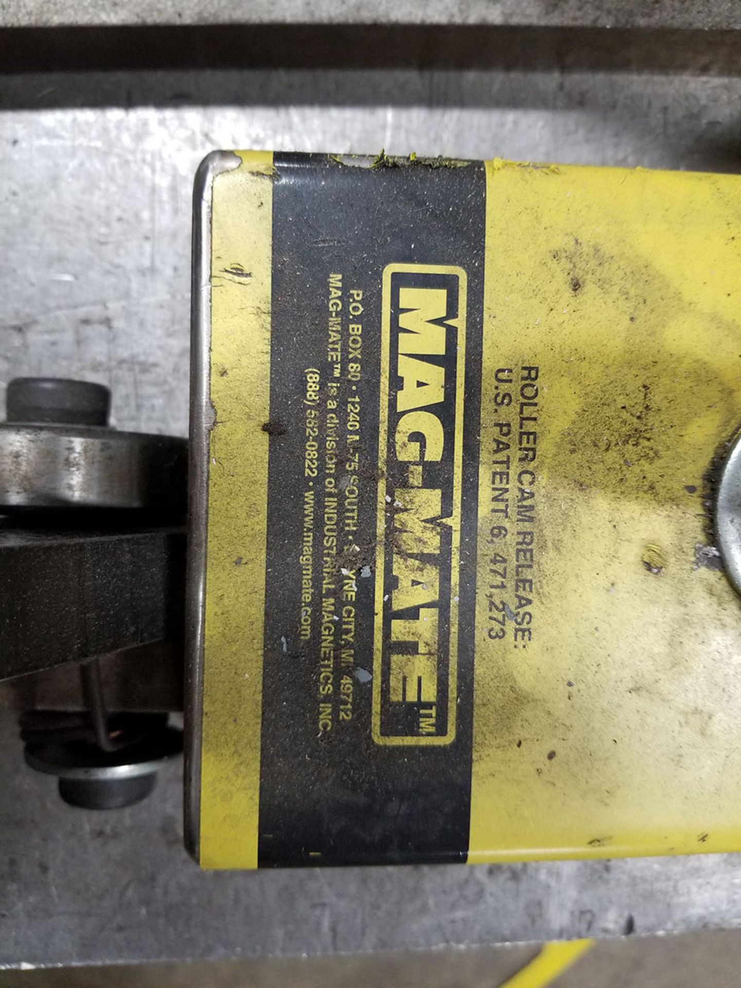 MAG-MATE JUNIOR CREATIVE LIFT 1,000 LIFTING MAGNET, MODEL 5C1383, ROLLER CAM RELEASE - Image 4 of 5