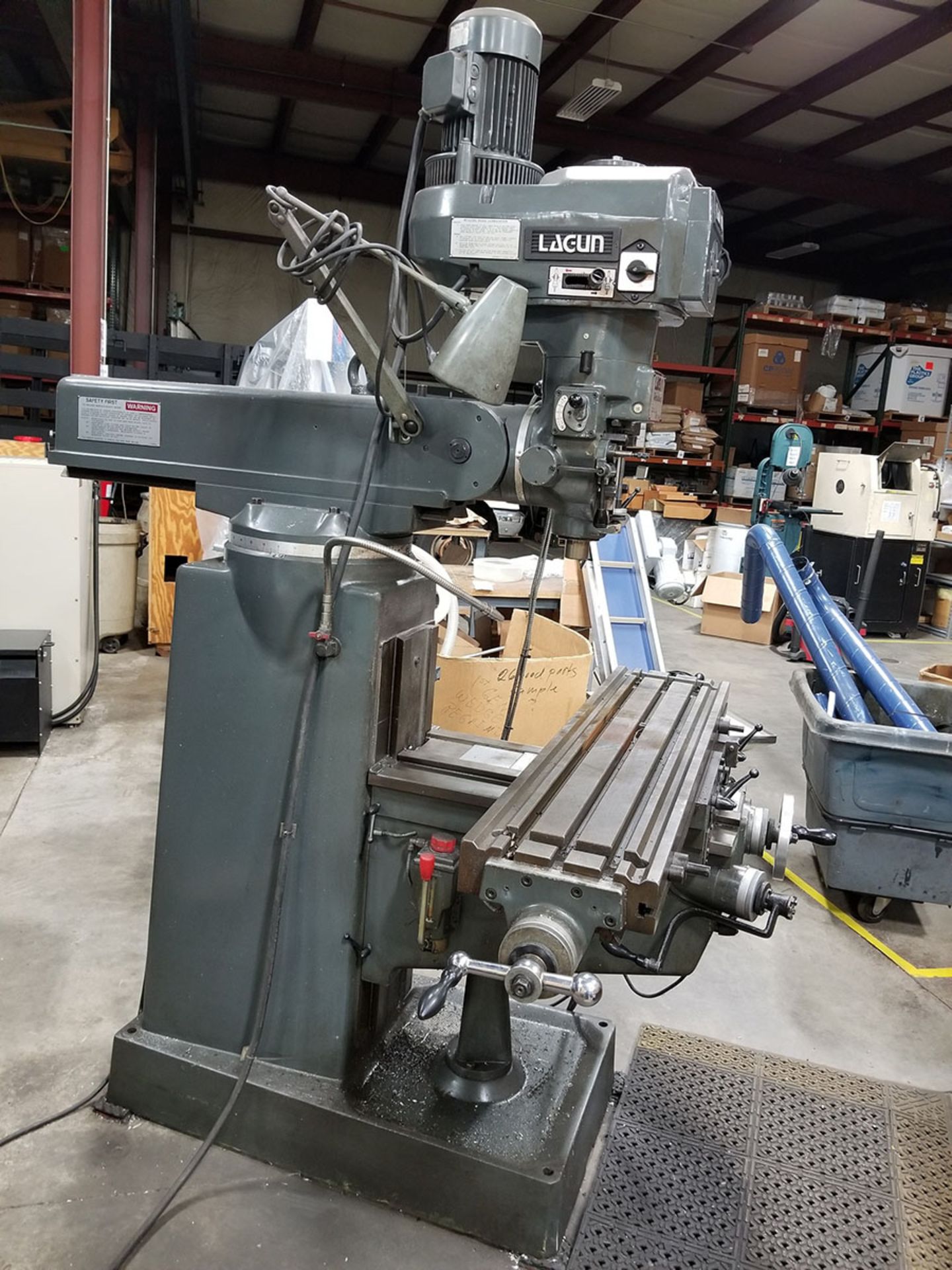 LAGUN REPUBLIC TURRET VERTICAL MILLING MACHINE, SONY MILLMAN LH51 2 AXIS CONTROL, 23'' BACK, 5'' - Image 9 of 13