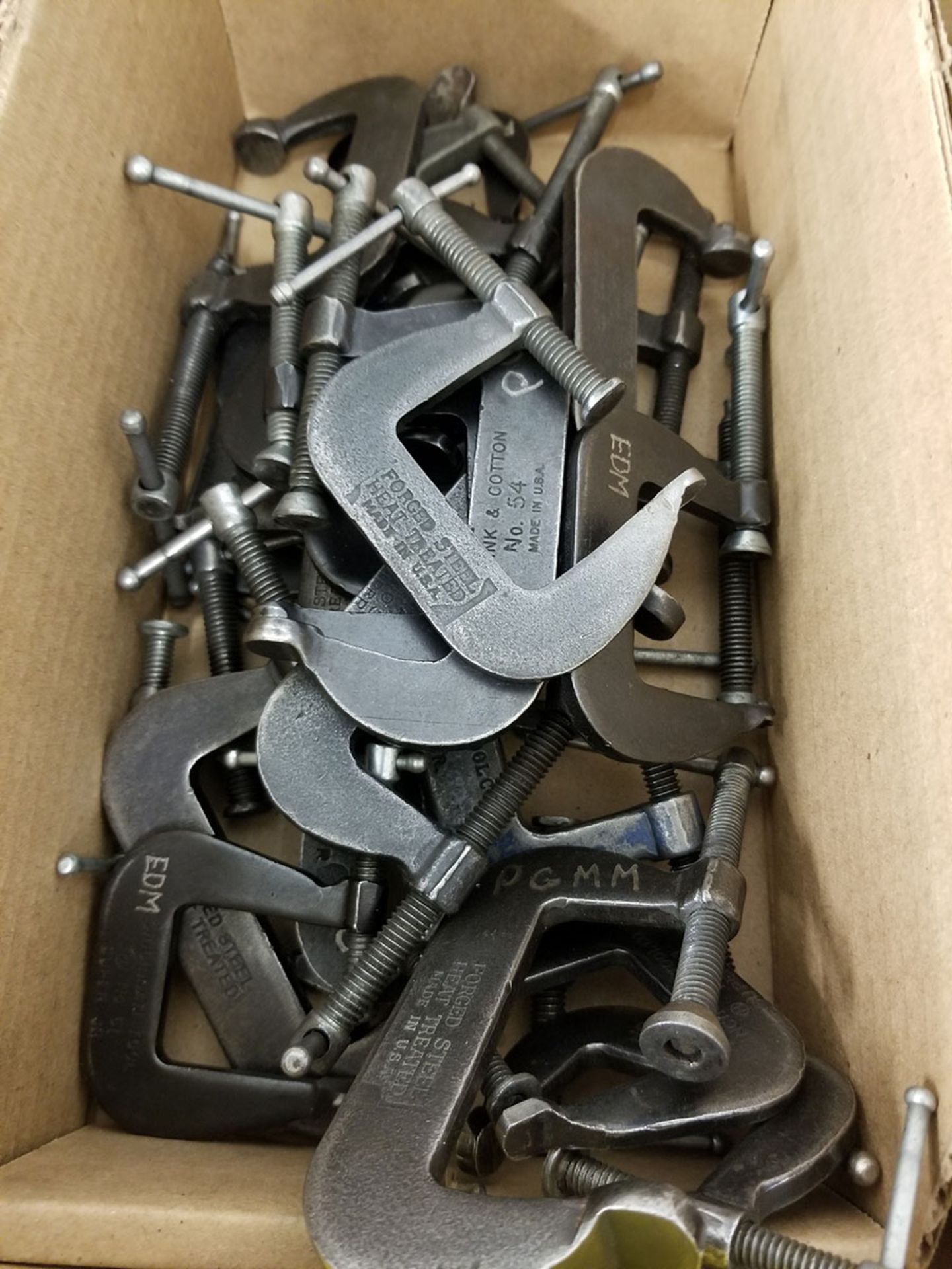 (20+/-) SUPER JR C-CLAMPS, NO. 54 AND BELOW SIZES