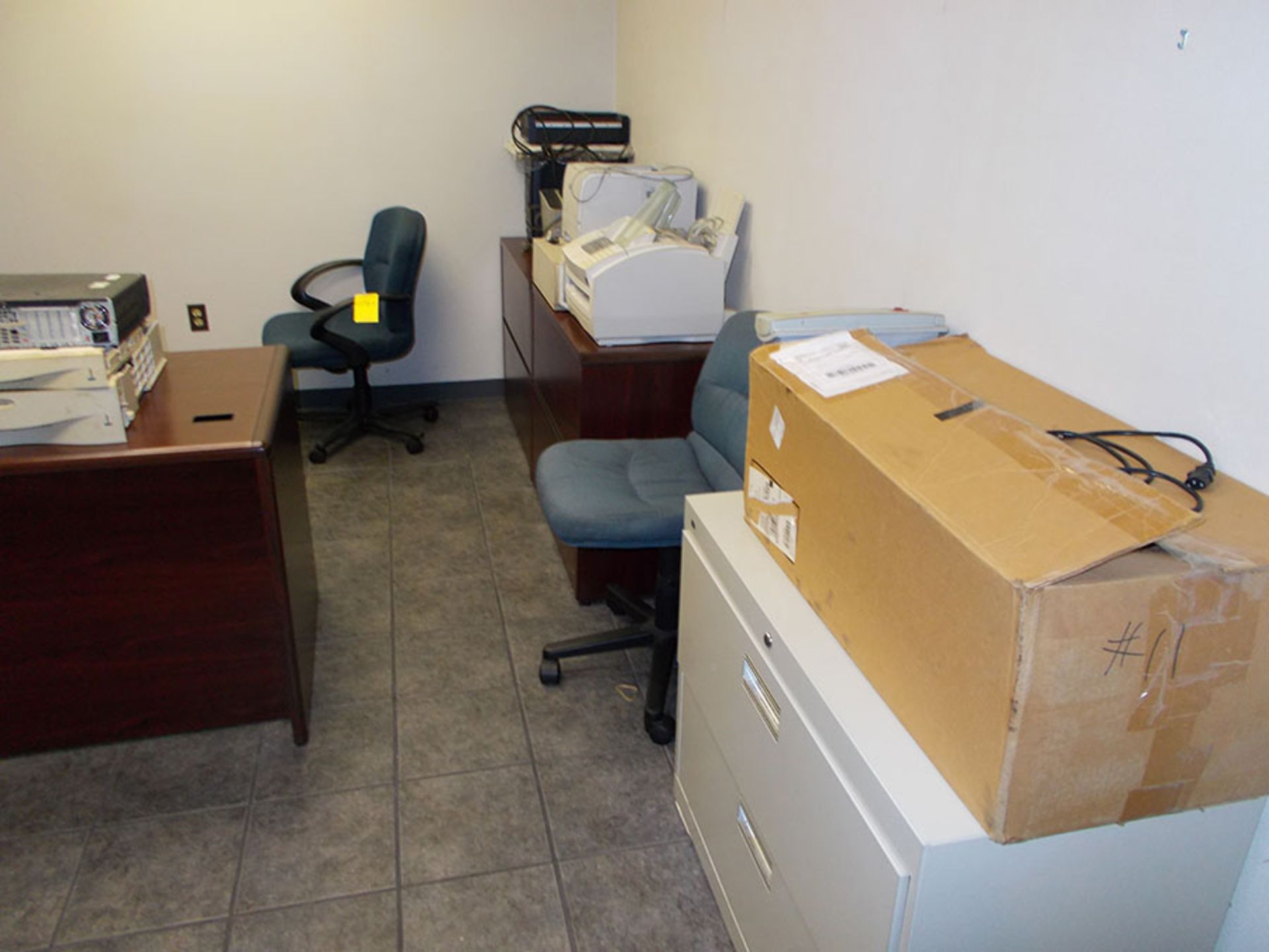 CONTENTS OF OFFICE; DESKS, COPIERS, LASER JET PRINTER, IT EQUIPMENT, AND MISC. ITEMS