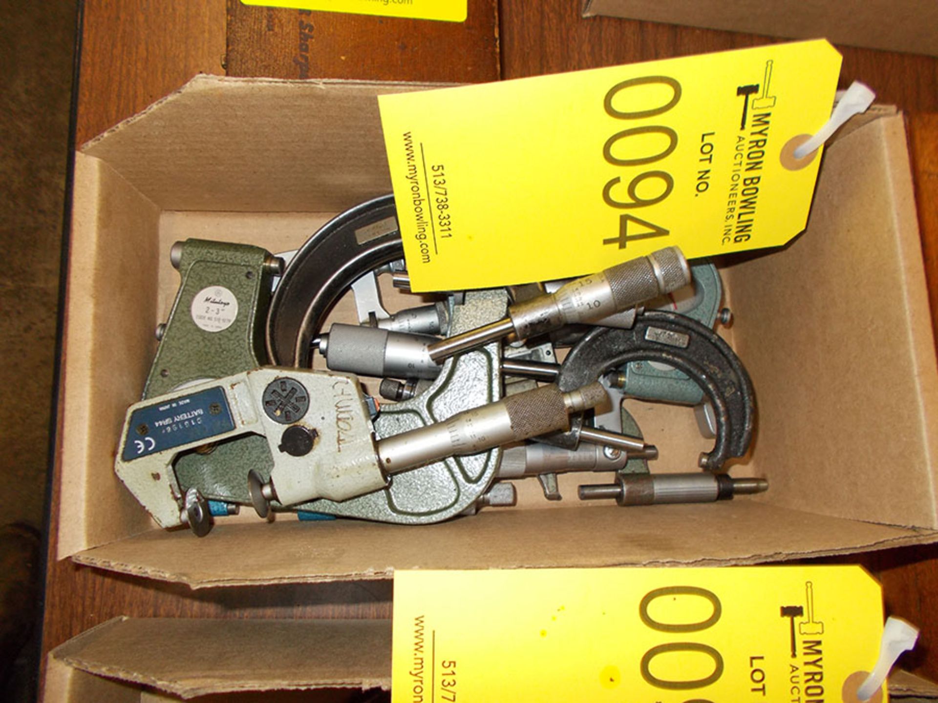 BOX OF 4''-2'' MICROMETERS