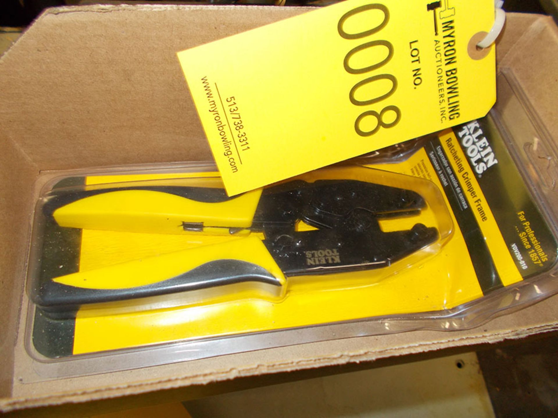 KLEIN TOOLS RATCHETING CRIMP PLIERS