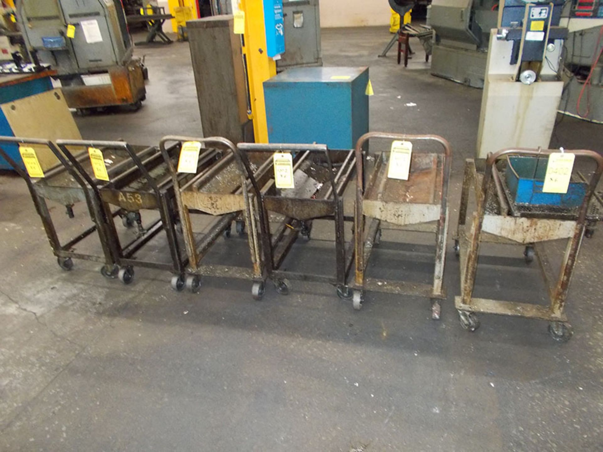 (6) ROLLING PART CARTS