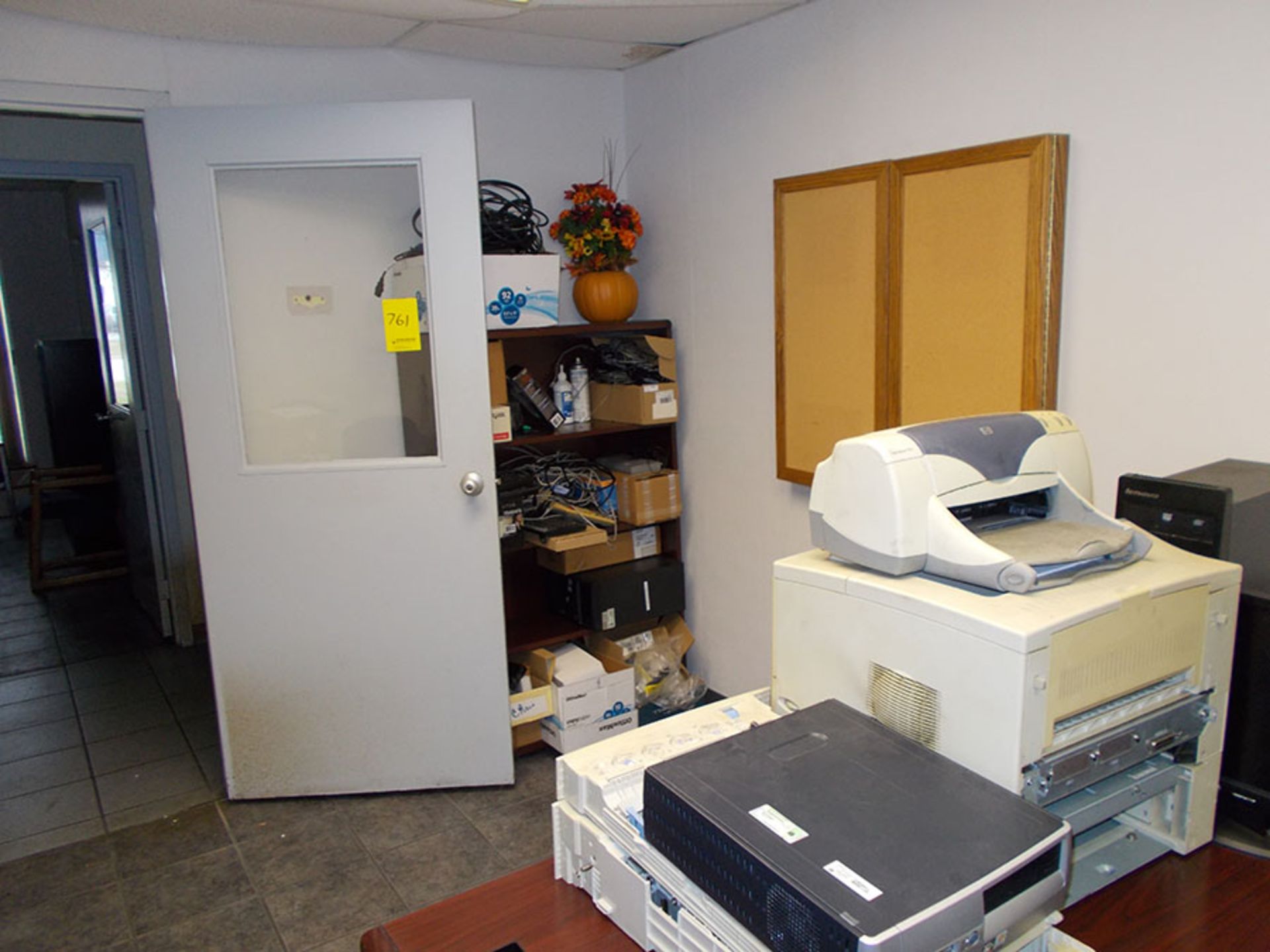 CONTENTS OF OFFICE; DESKS, COPIERS, LASER JET PRINTER, IT EQUIPMENT, AND MISC. ITEMS - Image 4 of 4