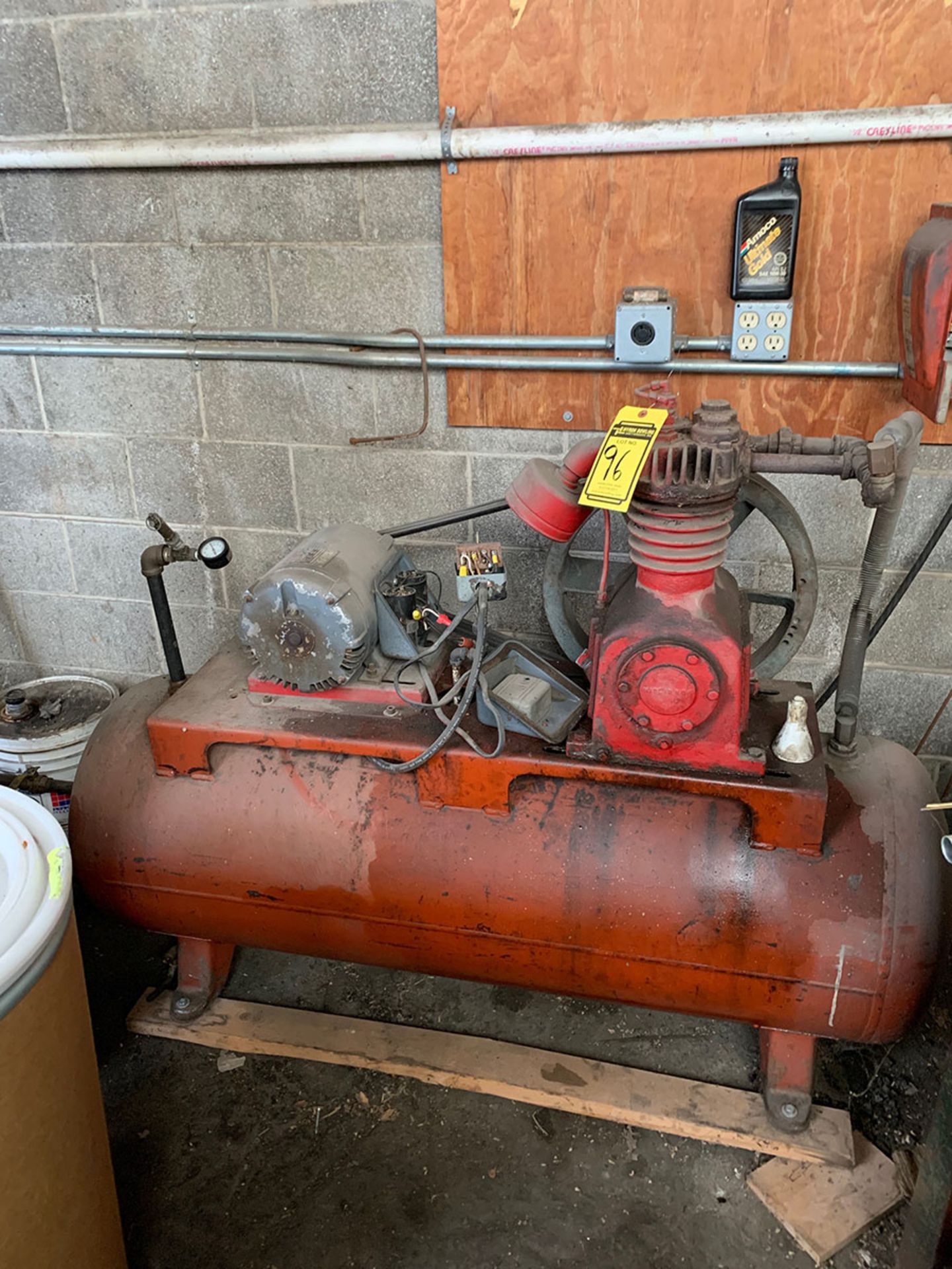 80-GALLON 3-HP HORIZONTAL COMPRESSOR