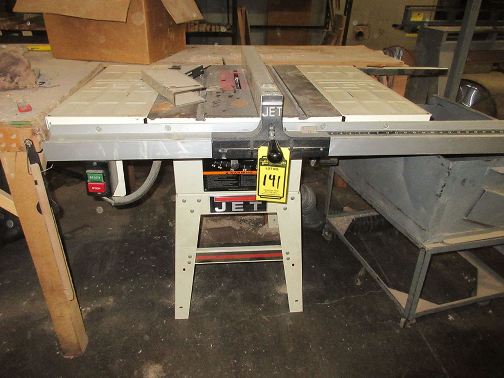 JET 10'' TABLE SAW & HOMEMADE RIP STATION