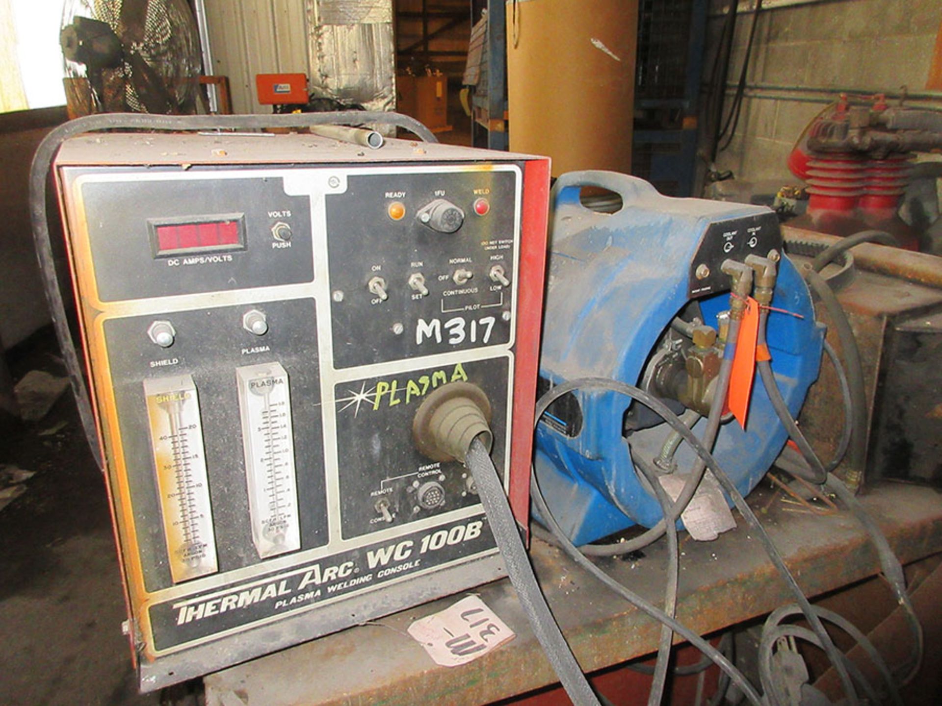 THERMAL ARC WC100B PLASMA WELDING CONSOLE; 230/460V, SINGLE PHASE, WITH MILLER COOLMASTER 4 WATER - Image 3 of 3