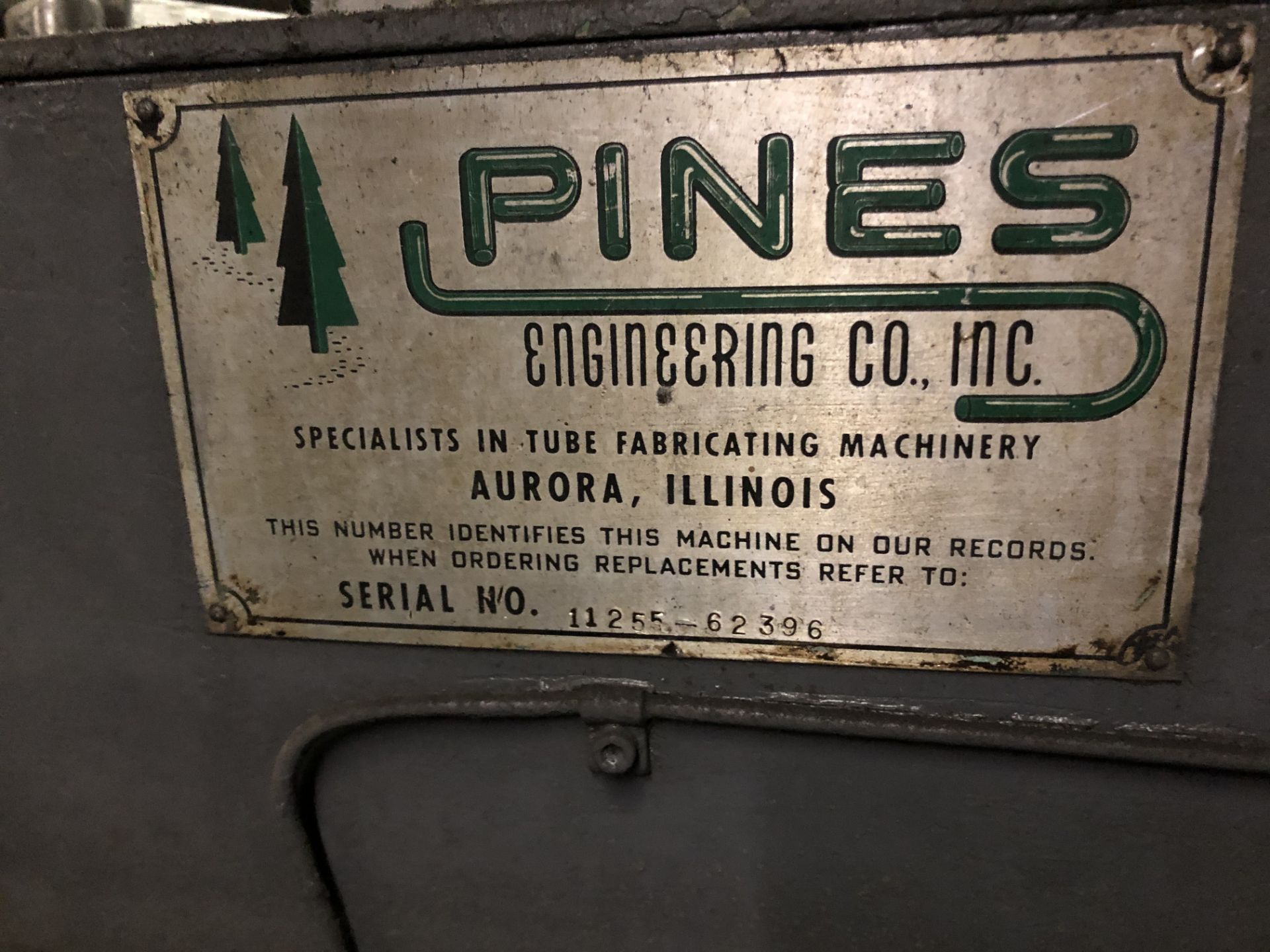 PINES BENDER; MODEL 123808, S/N 11255-62396 - Image 3 of 5