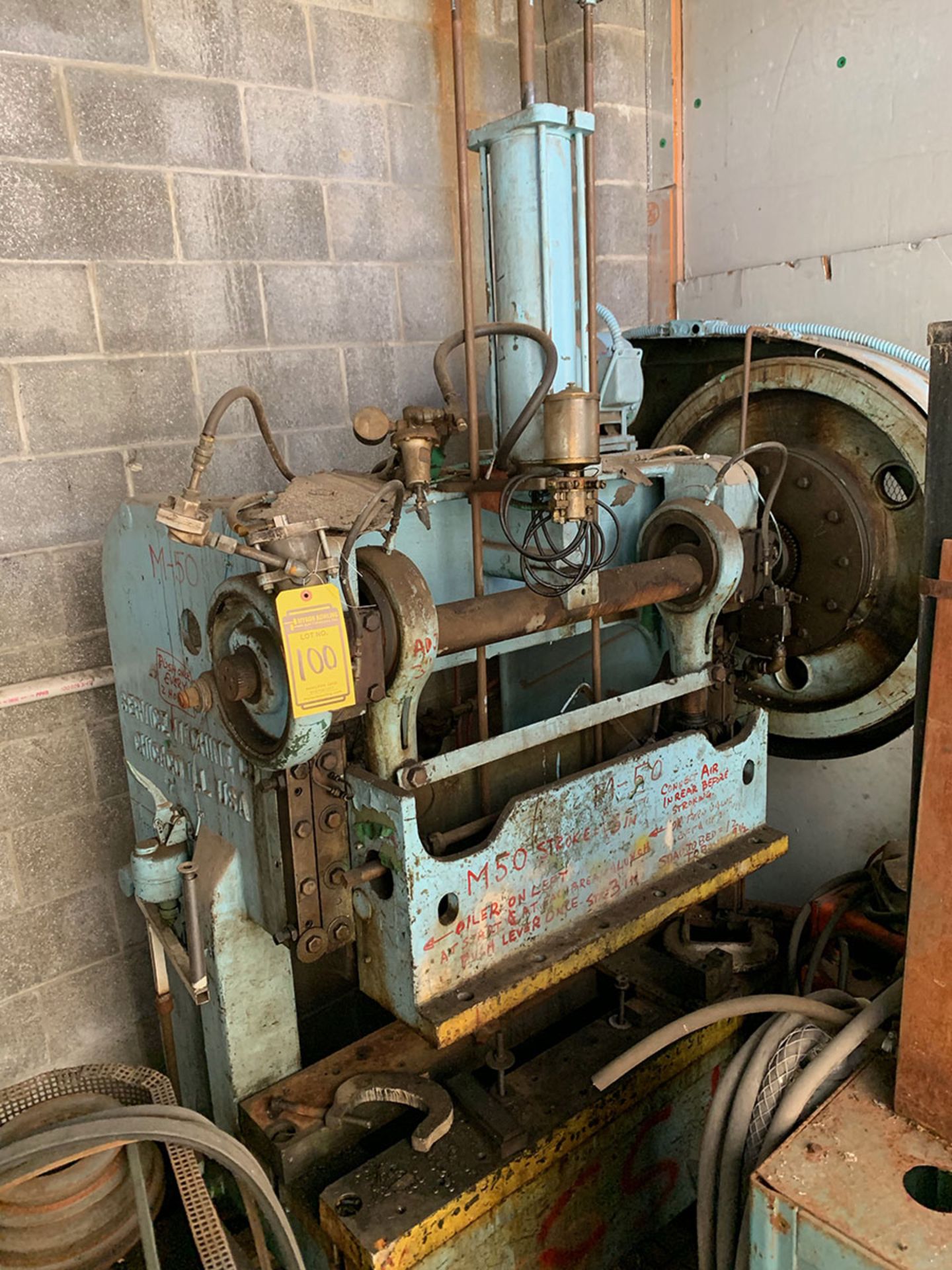 SERVICE MACHINE CO. 36'' PUNCH PRESS