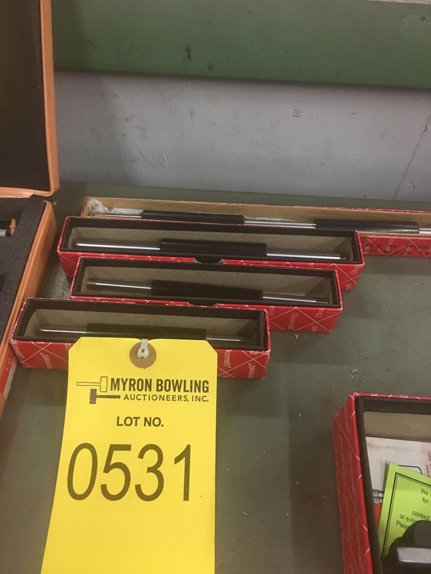 STARRETT 5'', 6'', 7'', 10'' END MEASURING RODS