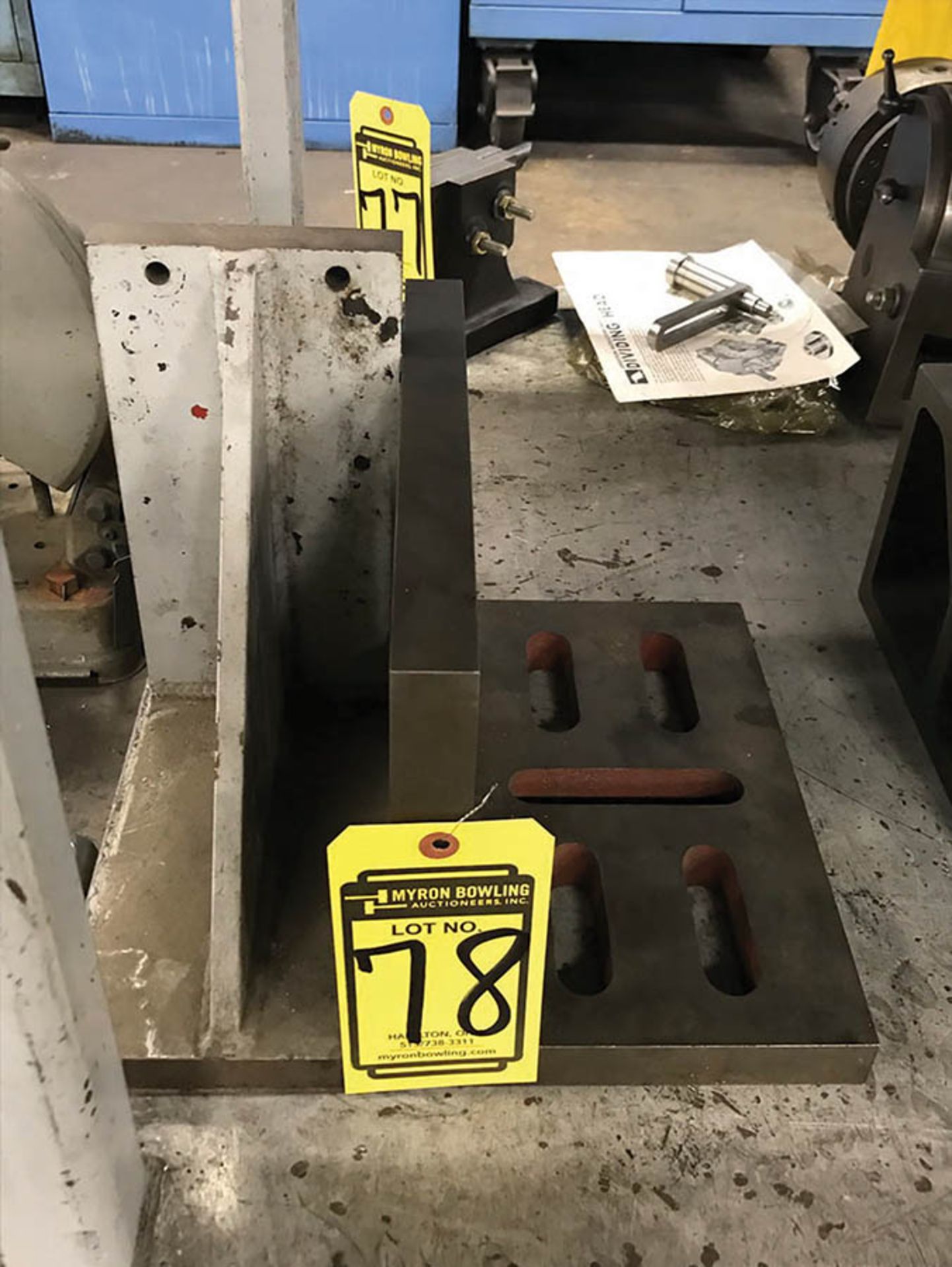 (X2) RIGHT ANGLE PLATES, (1) 5'' X 11'' & (1) 12'' X 9'' - Image 2 of 2