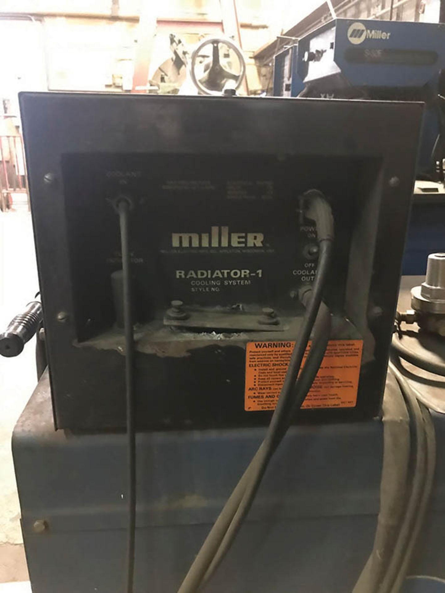 MILLER CC AC/DC ARC WELDER, MODEL DIALARC HF, S/N JF879507, OUTPUT: 125-250A, 10-310 AC/DC GTAW - Image 7 of 7