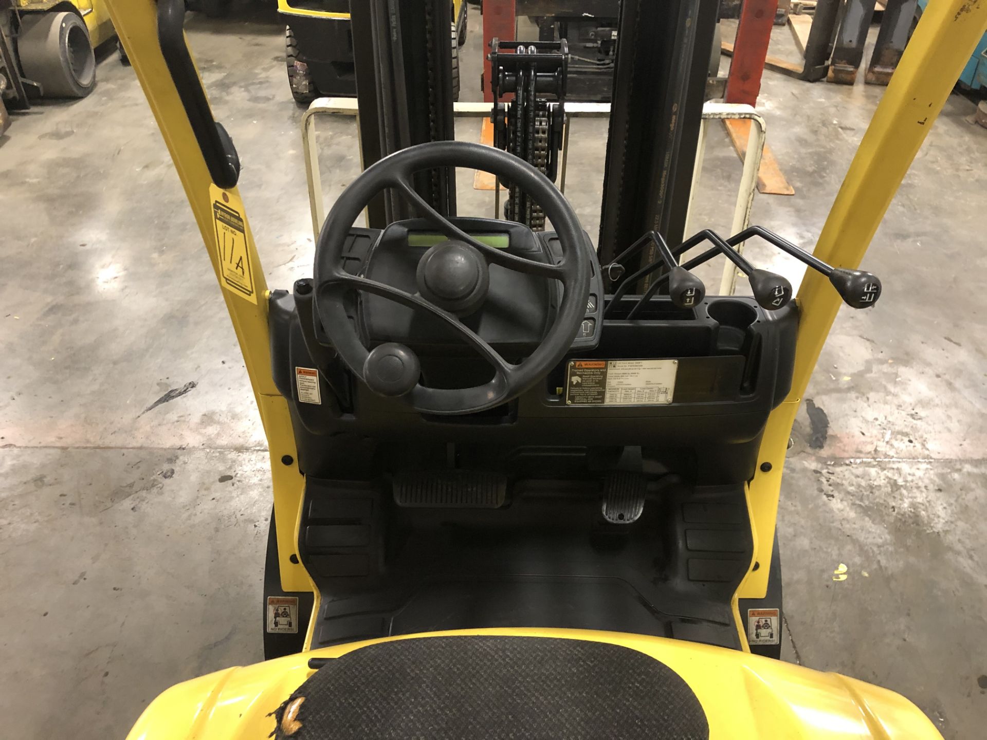 2014 HYSTER 5,000-lb., Model: S50FT, LPG, Solid Tires, 3-Stage Mast, Sideshift, 42” Forks, 8,043 HRS - Image 5 of 5