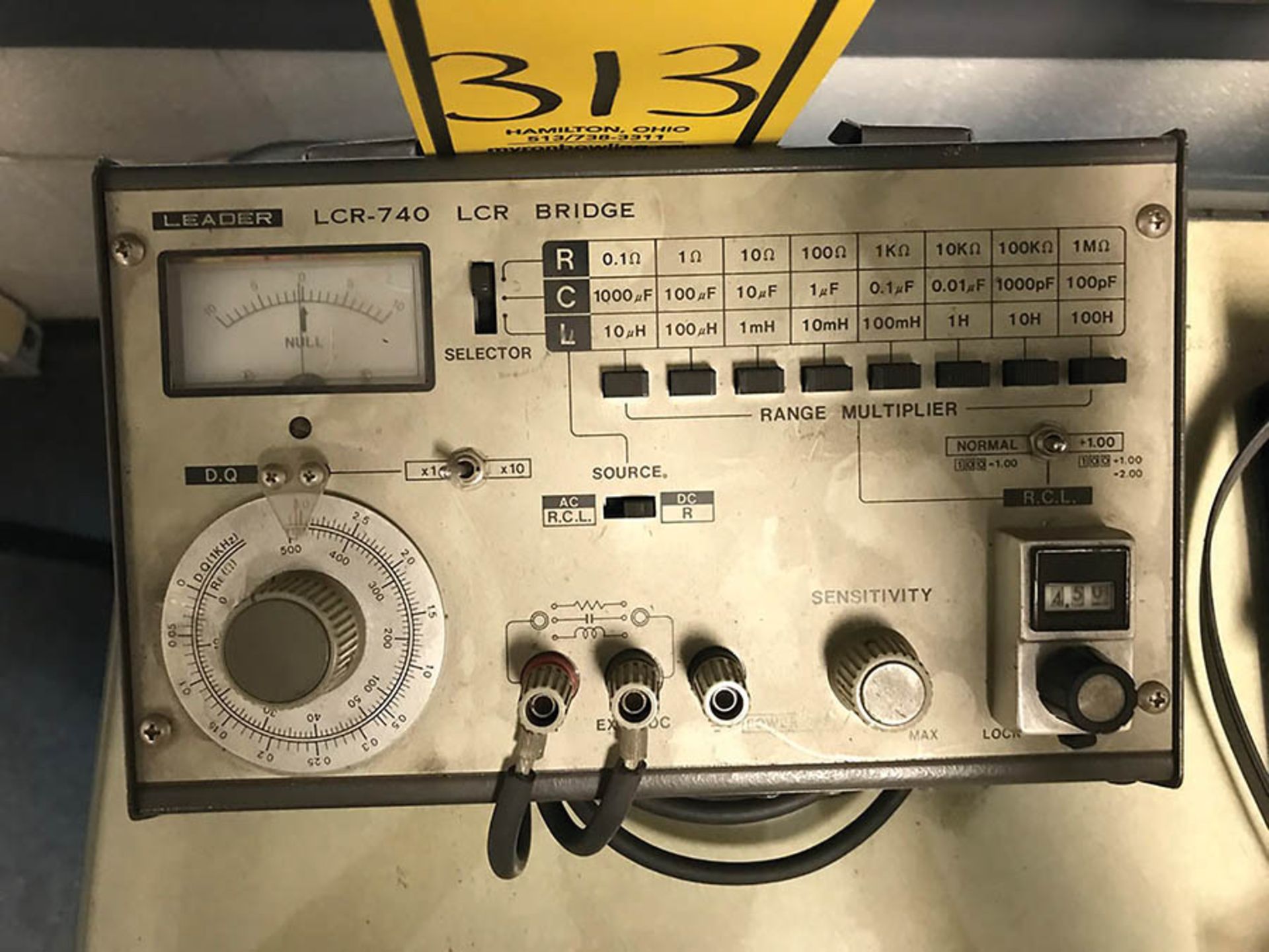 LEADER LCR BRIDGE, MODEL LCR-740 - Image 2 of 2