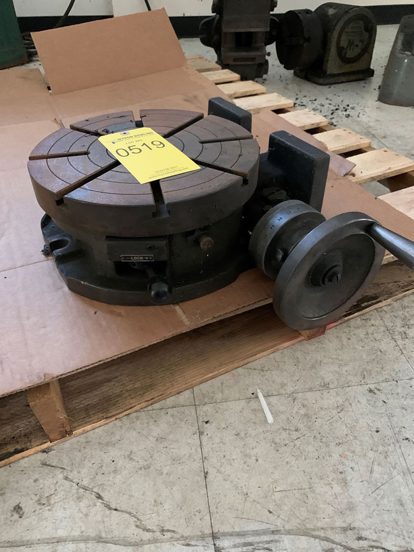 TROYKE ROTARY TABLE; MODEL U-12, S/N 3262