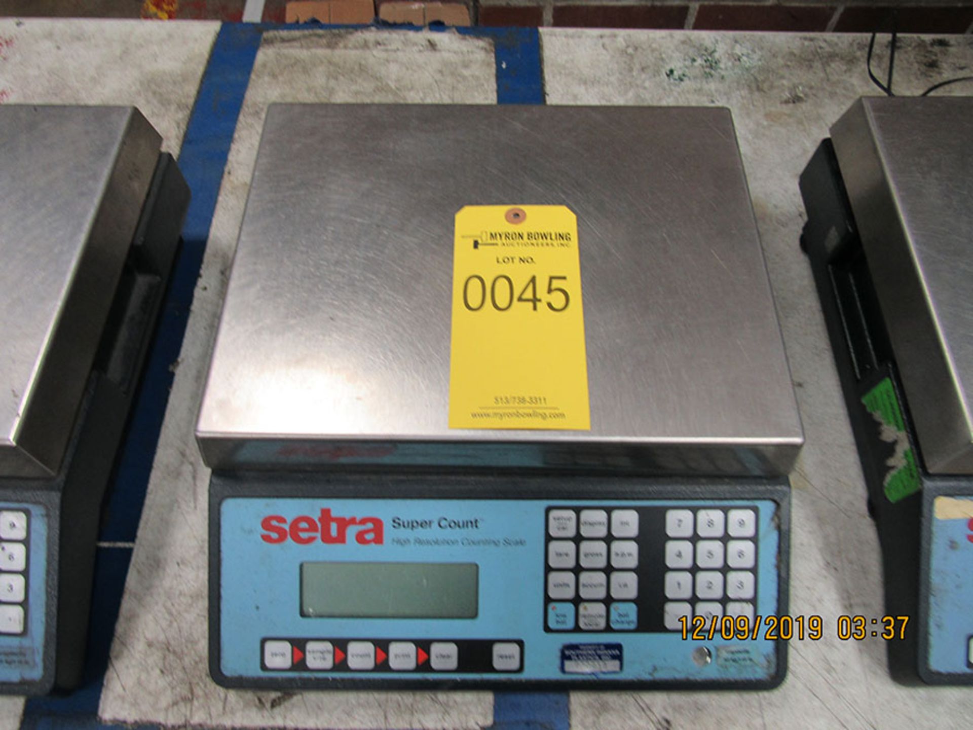 SERTA SUPER COUNT HIGH RESOLUTION 110 LB. CAPACITY COUNTING SCALE; 110V
