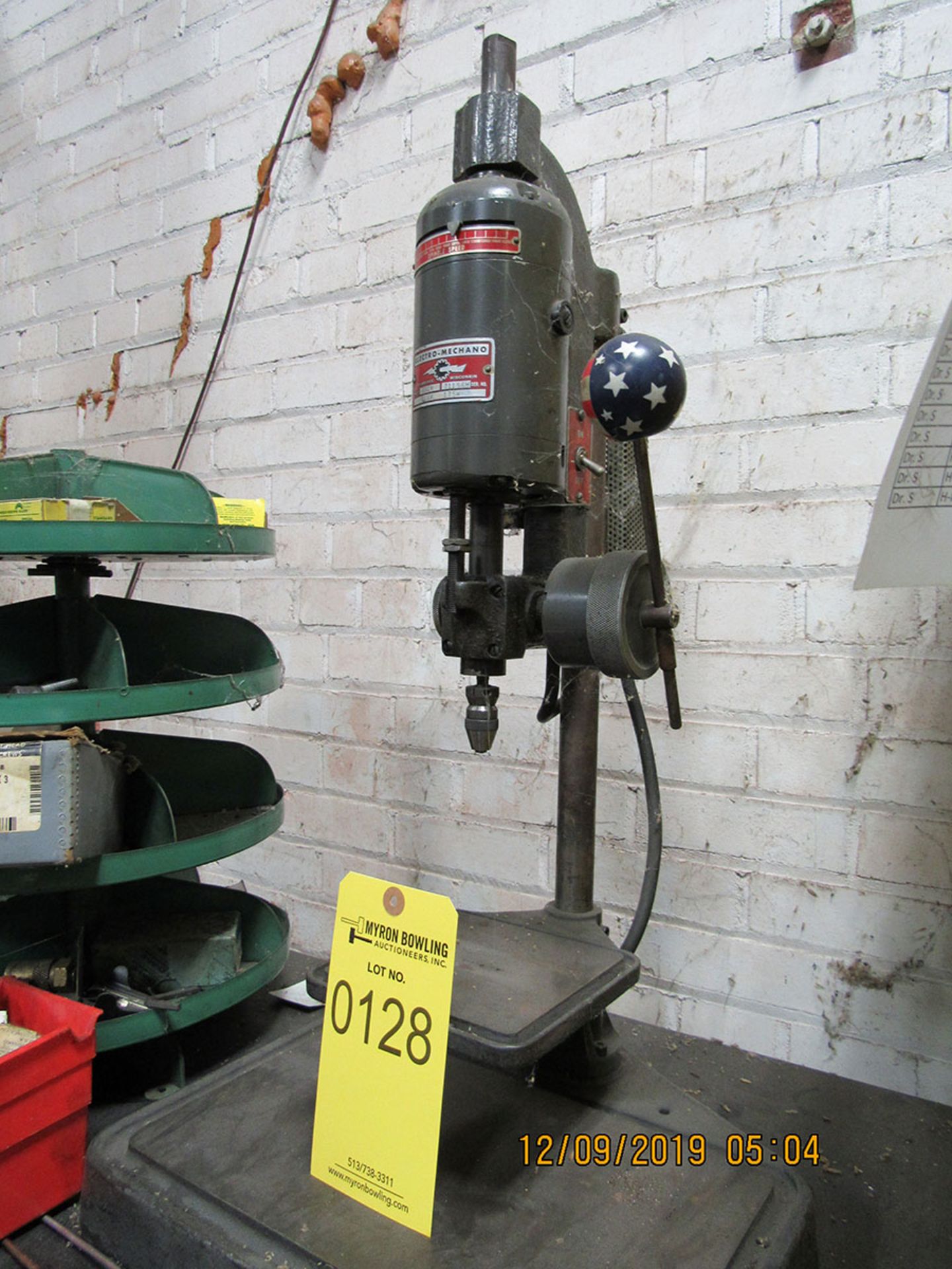 ELECTRO MECHANO TABLETOP DRILL PRESS; 115V, MODEL 101W, S/N 71156H - Image 2 of 2