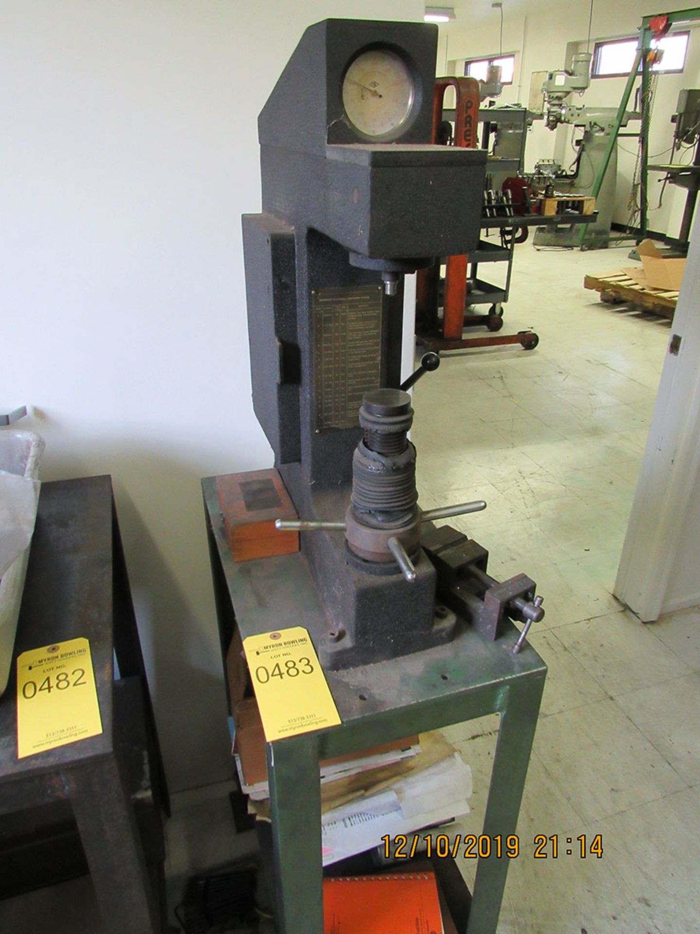 FILE HARDNESS TESTER; MODEL R, S/N 77/493