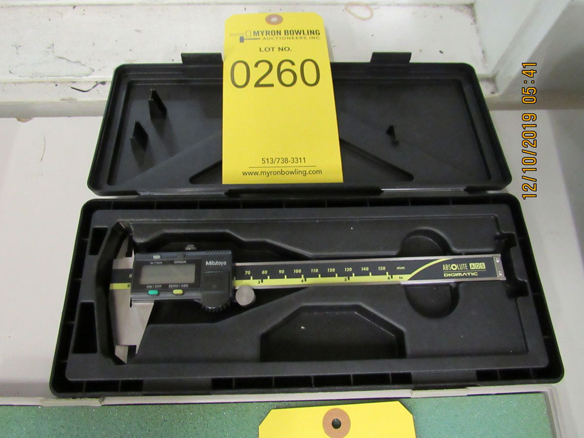 MITUTOYO ABSOLUTE AOS DIGIMATIC CALIPERS; MODEL CD-6''-ASX, S/N 3454298