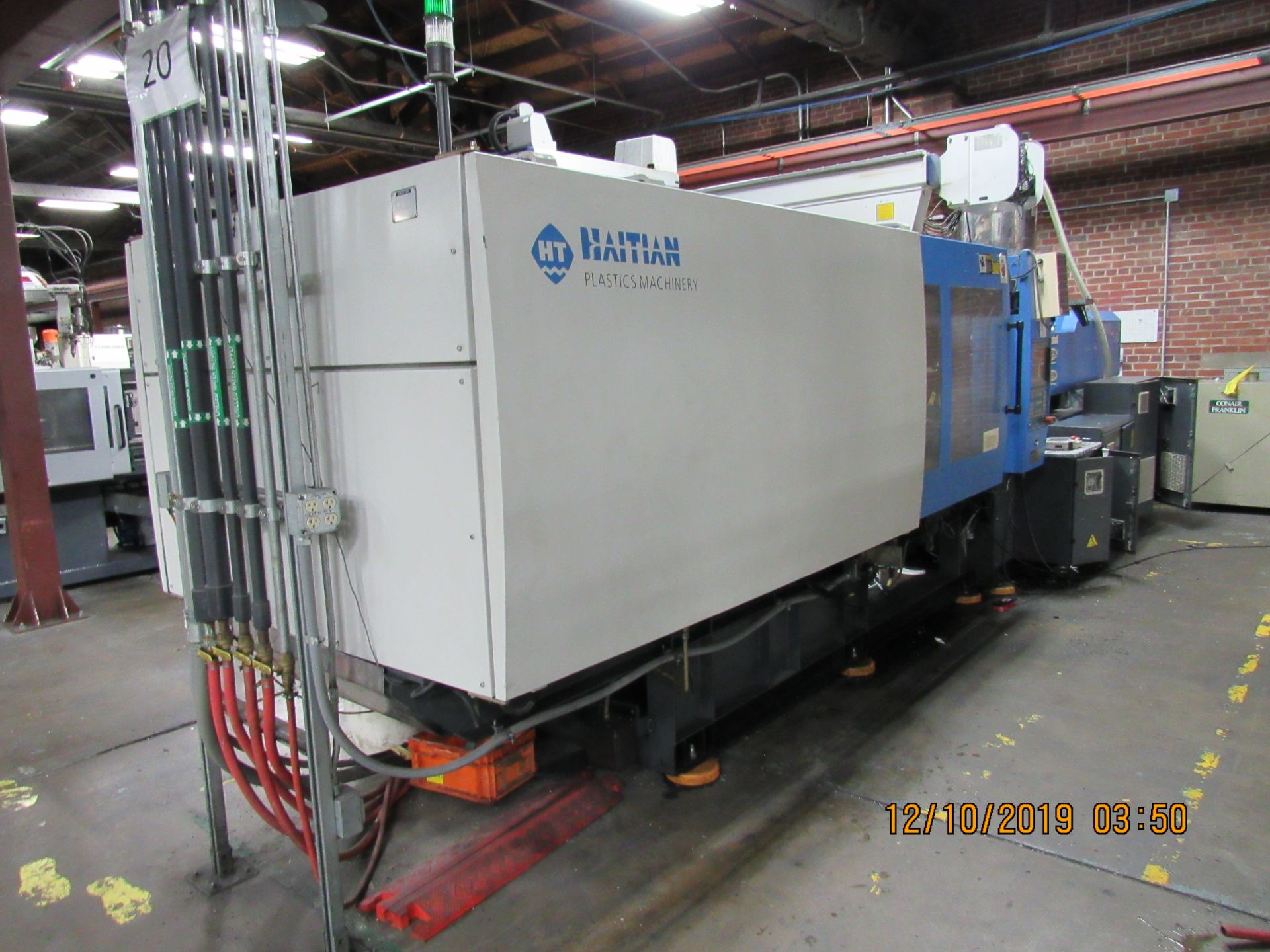 HAITIAN MA3800 MARS 2250 PLASTIC INJECTION MOLDING MACHINE; NEW IN 2010, S/N 201007038019070, - Image 2 of 5