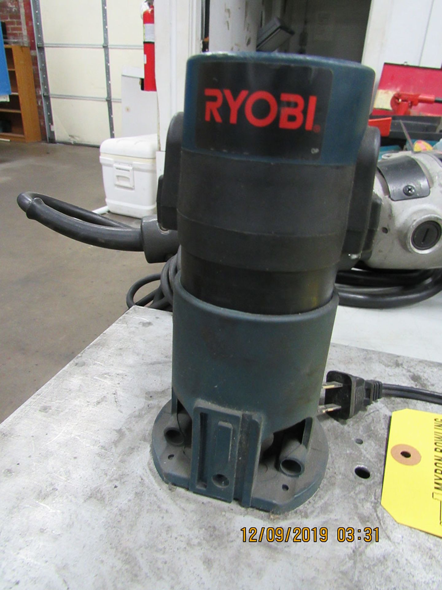 3/8'' RYOBI ROUTER; MODEL TR30V3, S/N 8036769703 - Image 2 of 2