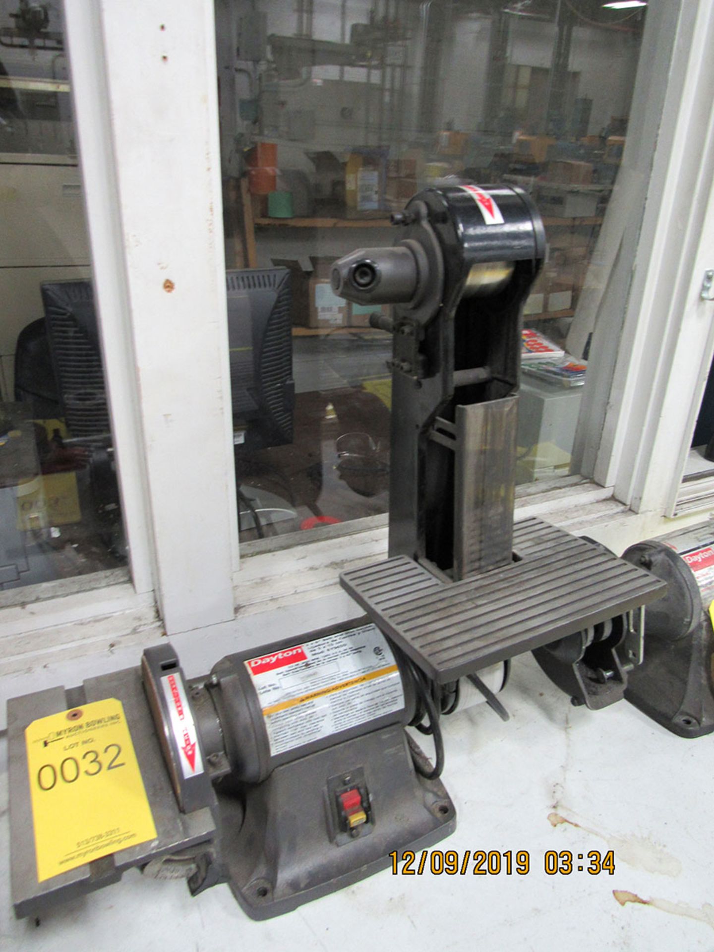 DAYTON 2 X 6'' BELT & DISC SANDER; MODEL 6Y945D, LOT 111200063 - Image 2 of 2