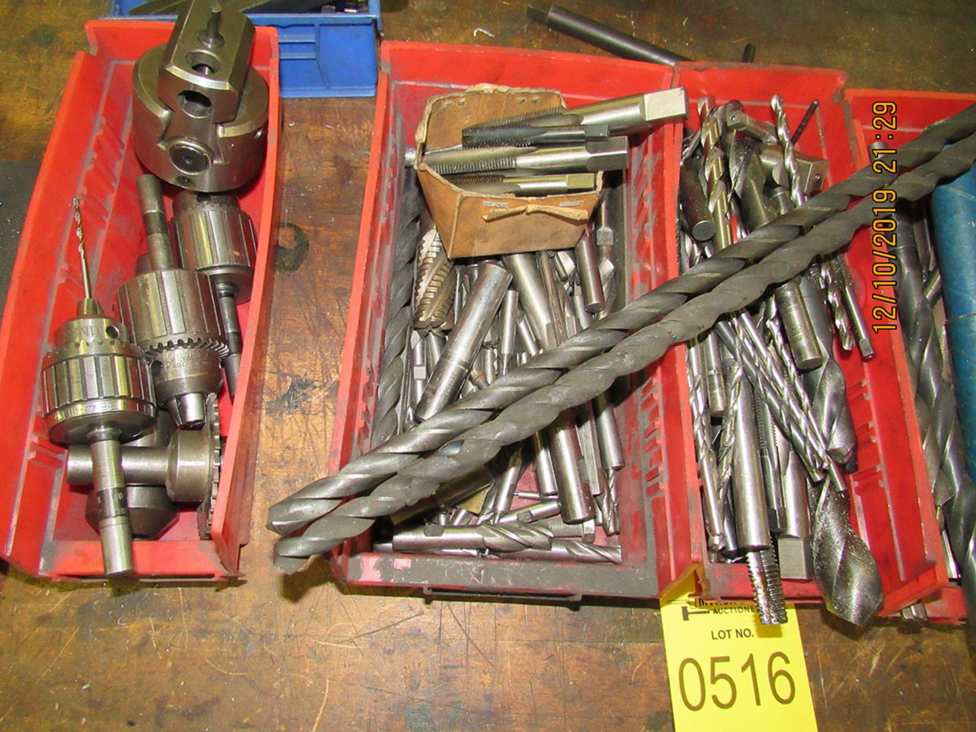 LOT OF CHUCKS, COLLETS, AND DRILL BITS - Image 3 of 5