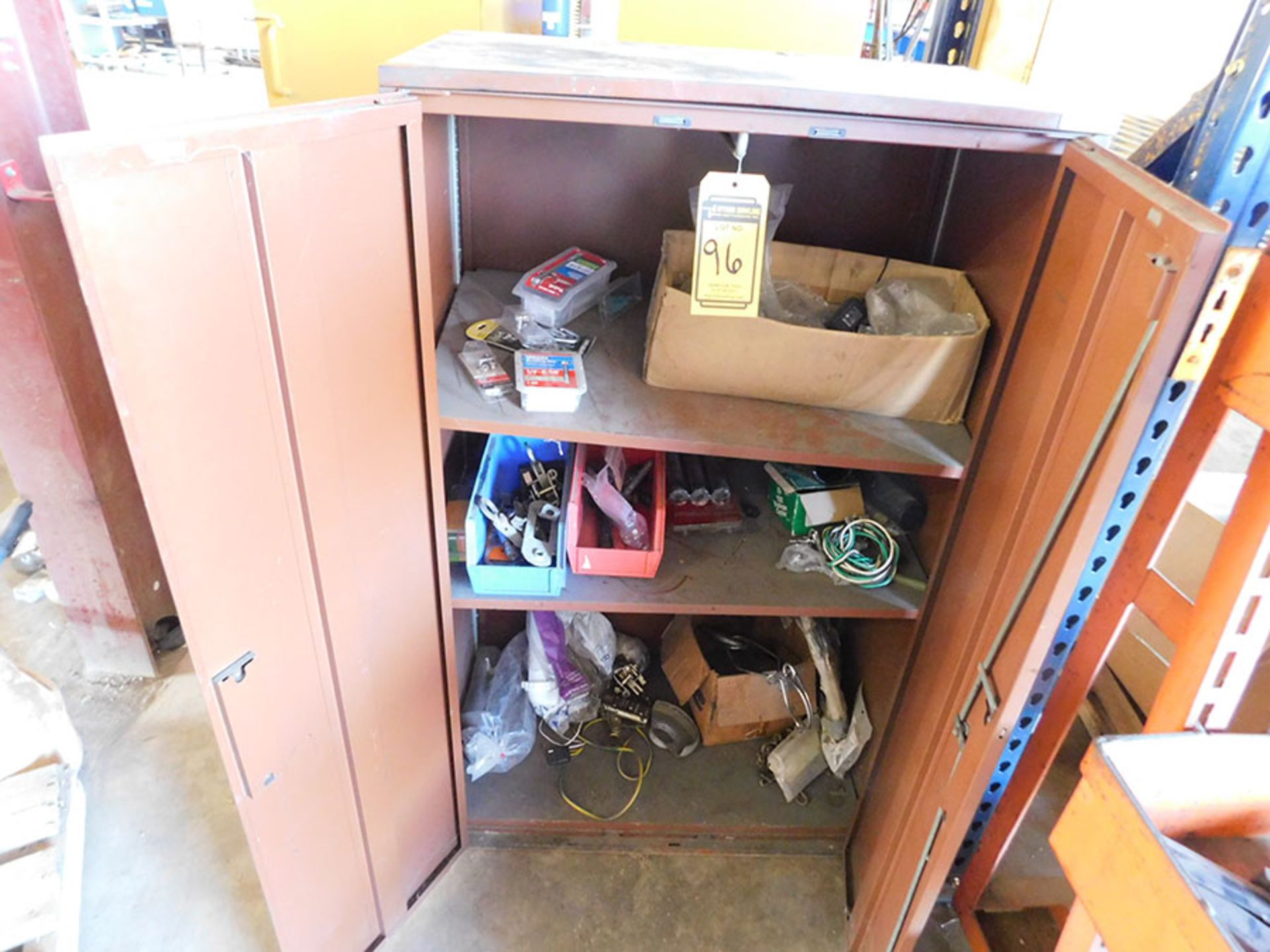 2-DOOR CABINET WITH CONTENTS - Image 2 of 2