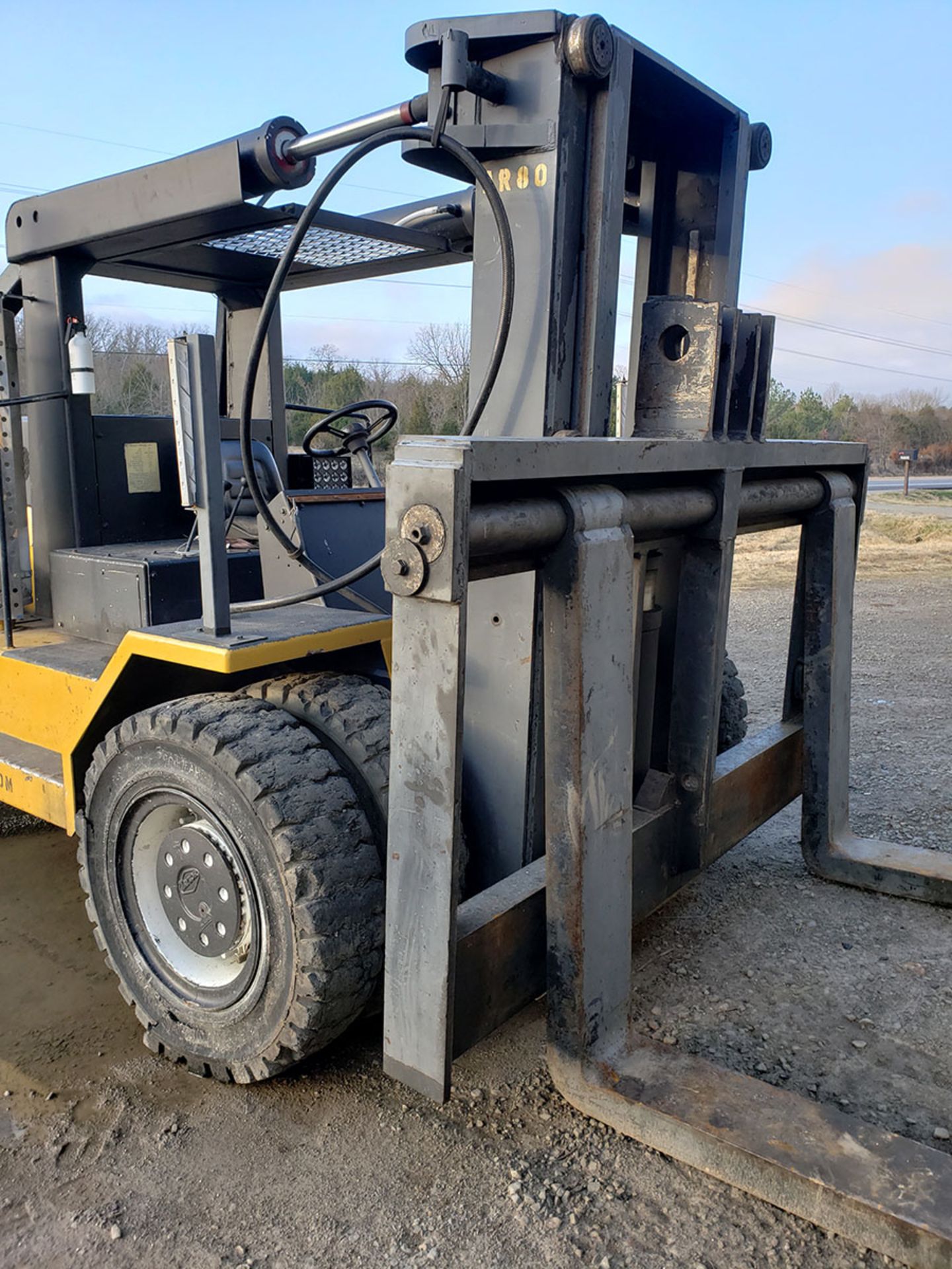 (1999) BRISTOL RS 80 RIGGERS SPECIAL FORKLIFT, 80,000 LB. CAPACITY, CUMMINS DIESEL - Image 4 of 17