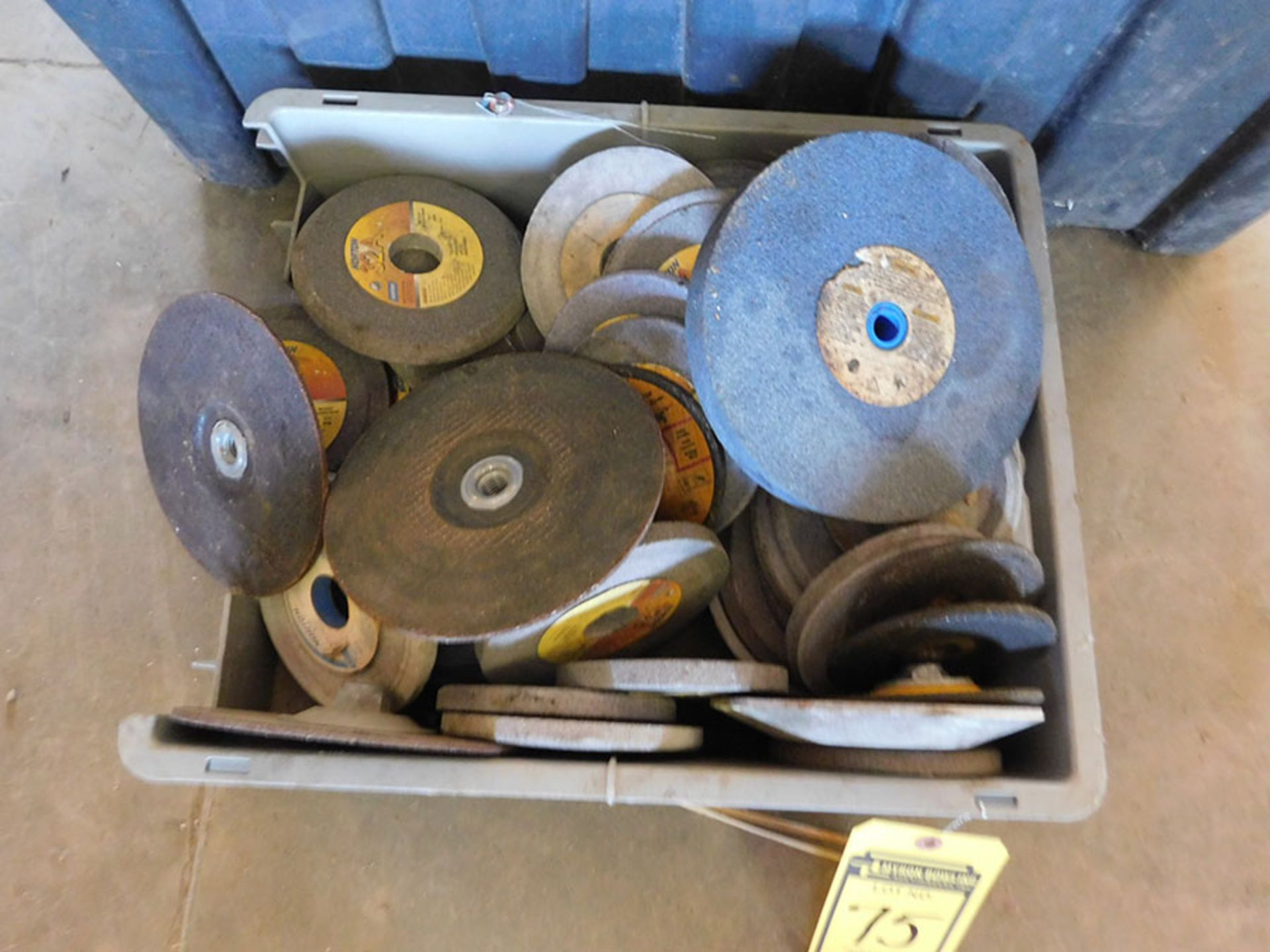 LOT OF GRINDING WHEELS, CUTTER BLADES, AND GRINDING STONES - Image 3 of 3