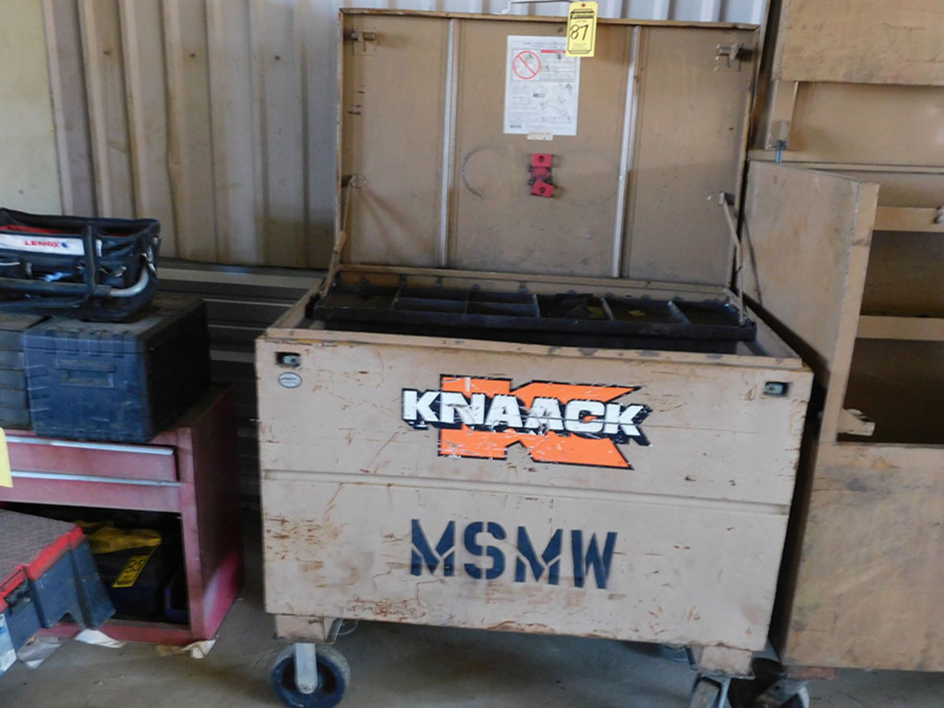 KNAACK ROLLING JOBOX - Image 2 of 2