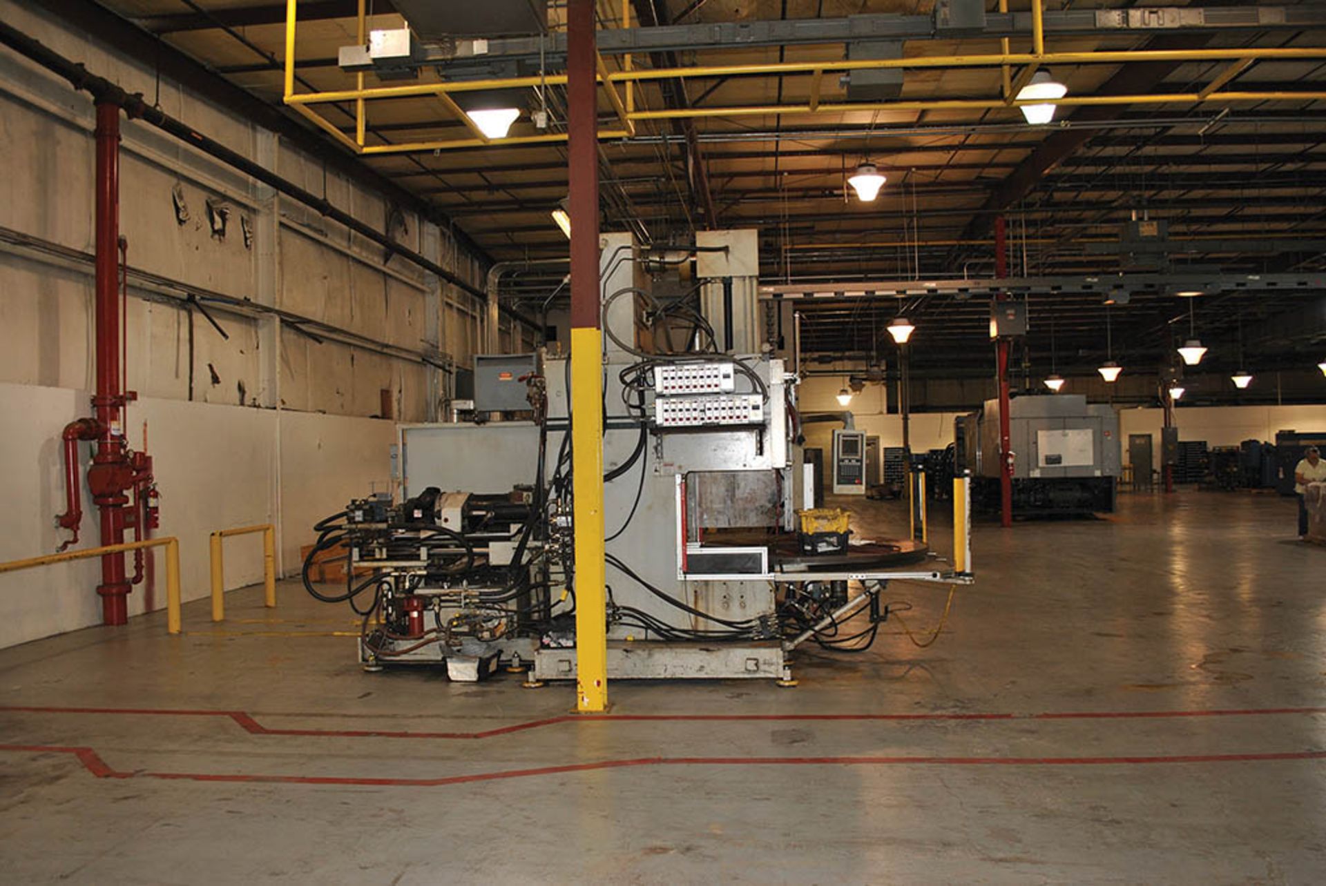 1989 AUTOJECTORS PLASTIC INJECTION MOLDING MACHINE, MODEL HCR-280, S/N AJ002854-0920, 70" DIA. - Image 5 of 6