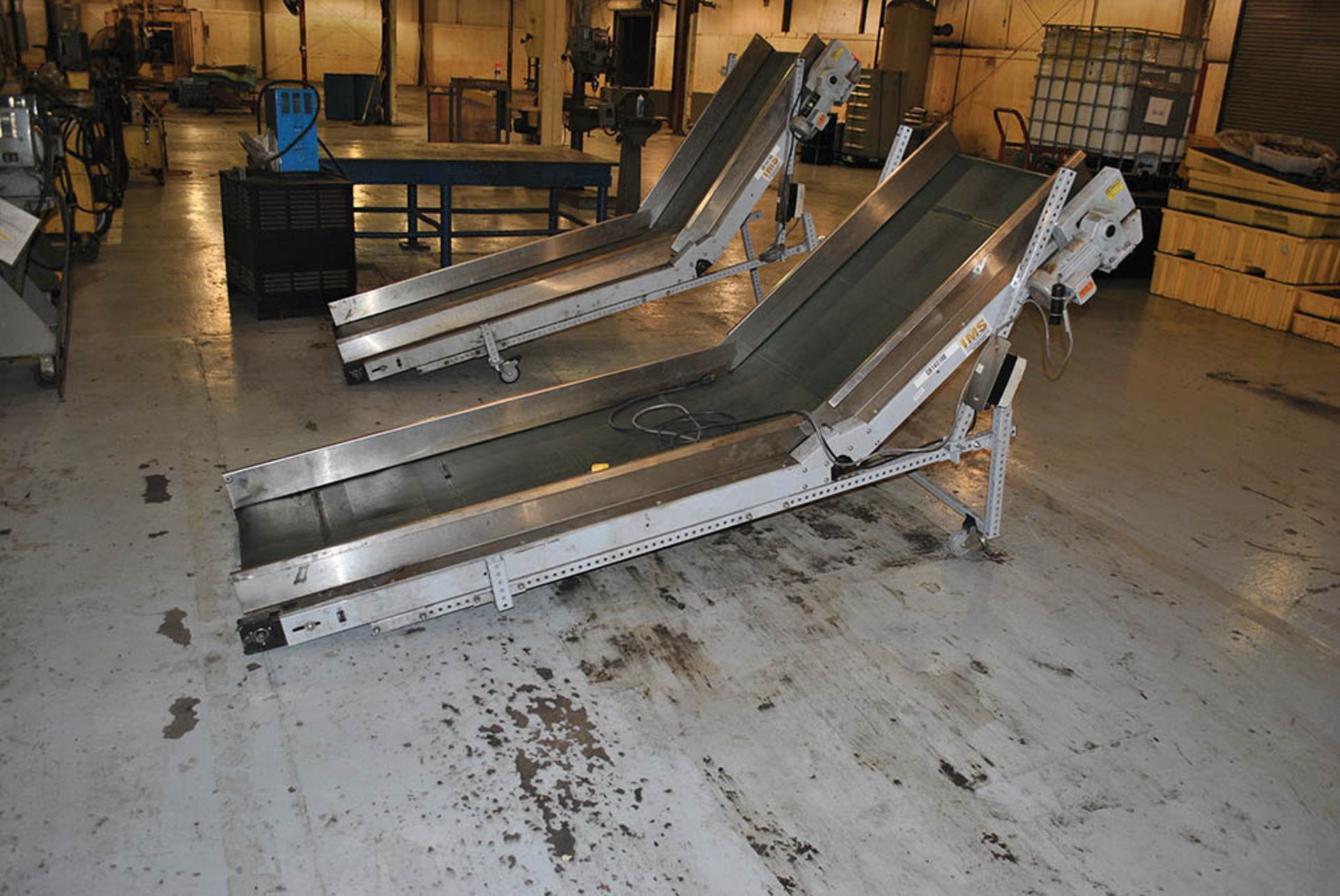 IMS 26"W X 120"L CONVEYOR, MODEL HI05.50430-M7-FS-7-MC04-B23-C9-SB1-R6, S/N 1214C112014-007-001-