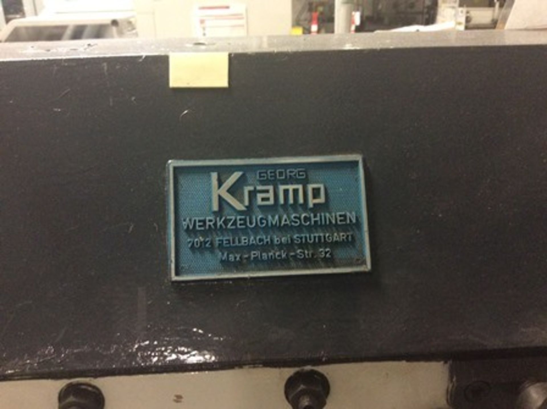 Fresadora marca George Kramp mod. C20 serie 20501 Año 1991 bancada de .71 x.32 m incluye regleta - Image 27 of 30