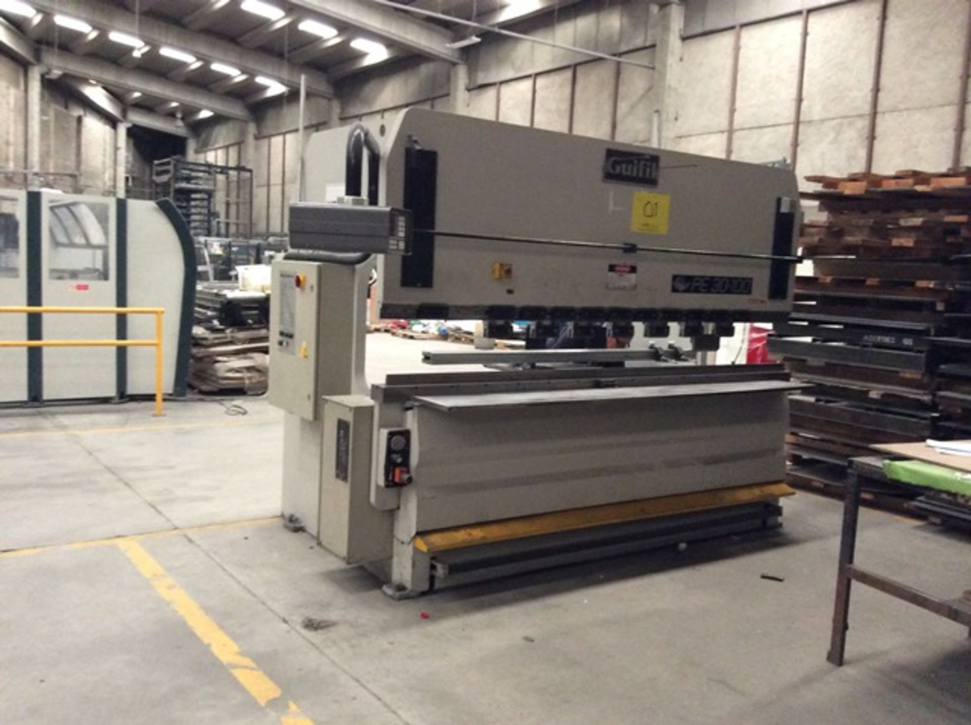 GUIFIL PE30-100 Press Brake, s/n 200.00274, w/ Essay Industries CNC402 Control, 100 Ton Capacity… - Image 4 of 16