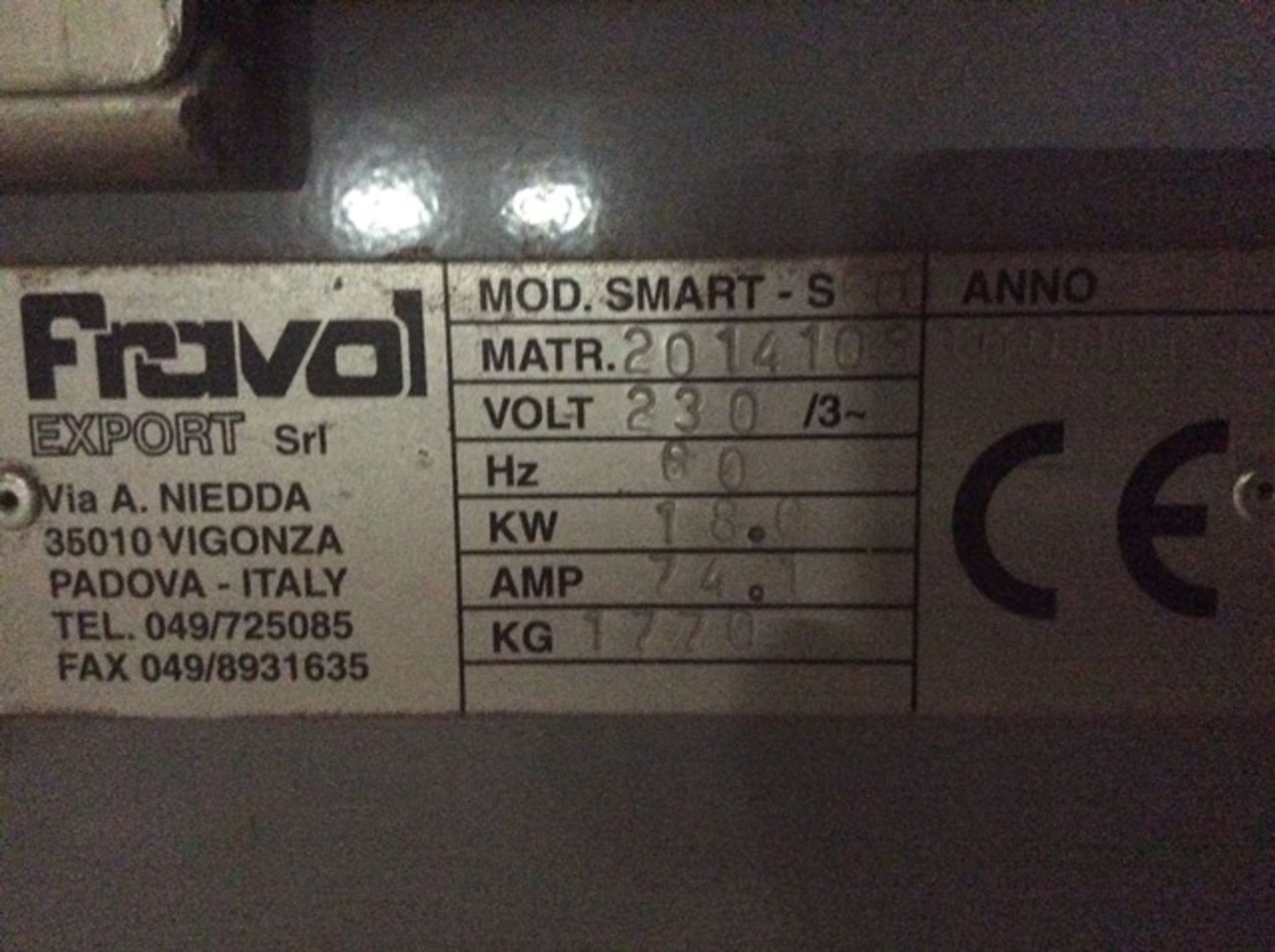2015 FRAVOL SMART-S600 Edge Banding Machine, s/n 201410ST000003, 10/80mm Panel Thickness, 0,4-12… - Image 20 of 22