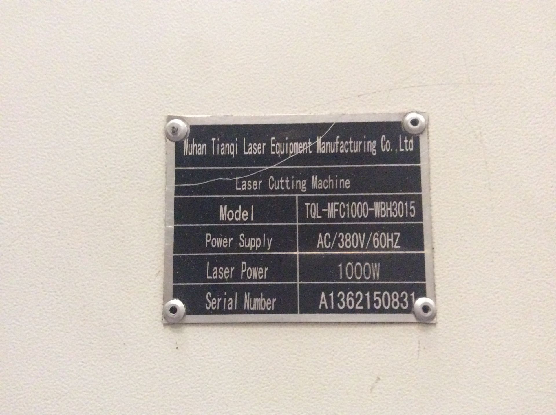 cnc corte por láser marca tianqi tql-mfc1000-wbh3015, serie a1362150831, mesa vaivén de 1.6 x 3.2 m - Image 30 of 43