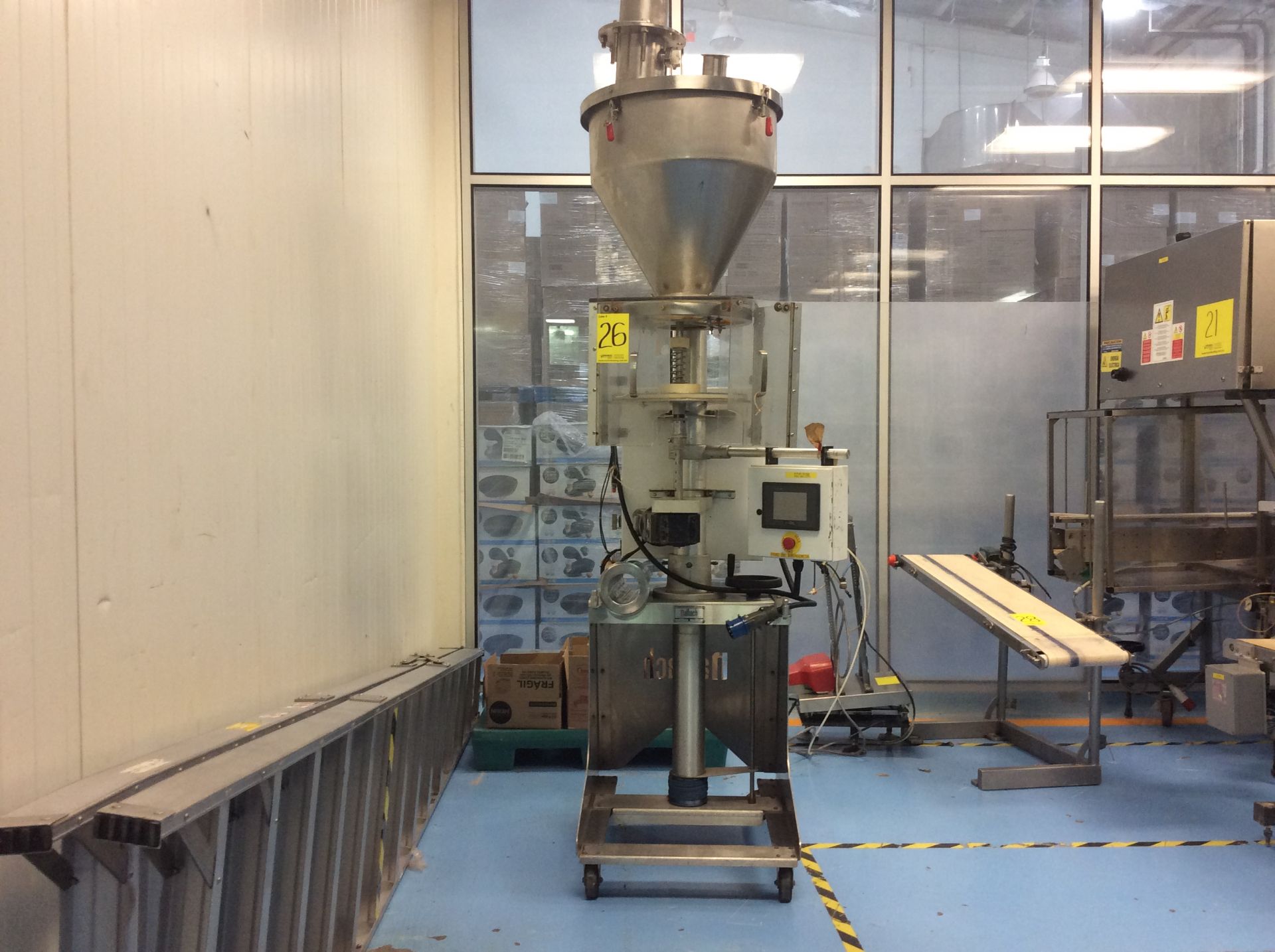 Nalbach servo driven cup filler mod. NCF.1003 for granulars and free-flowing dry prod
